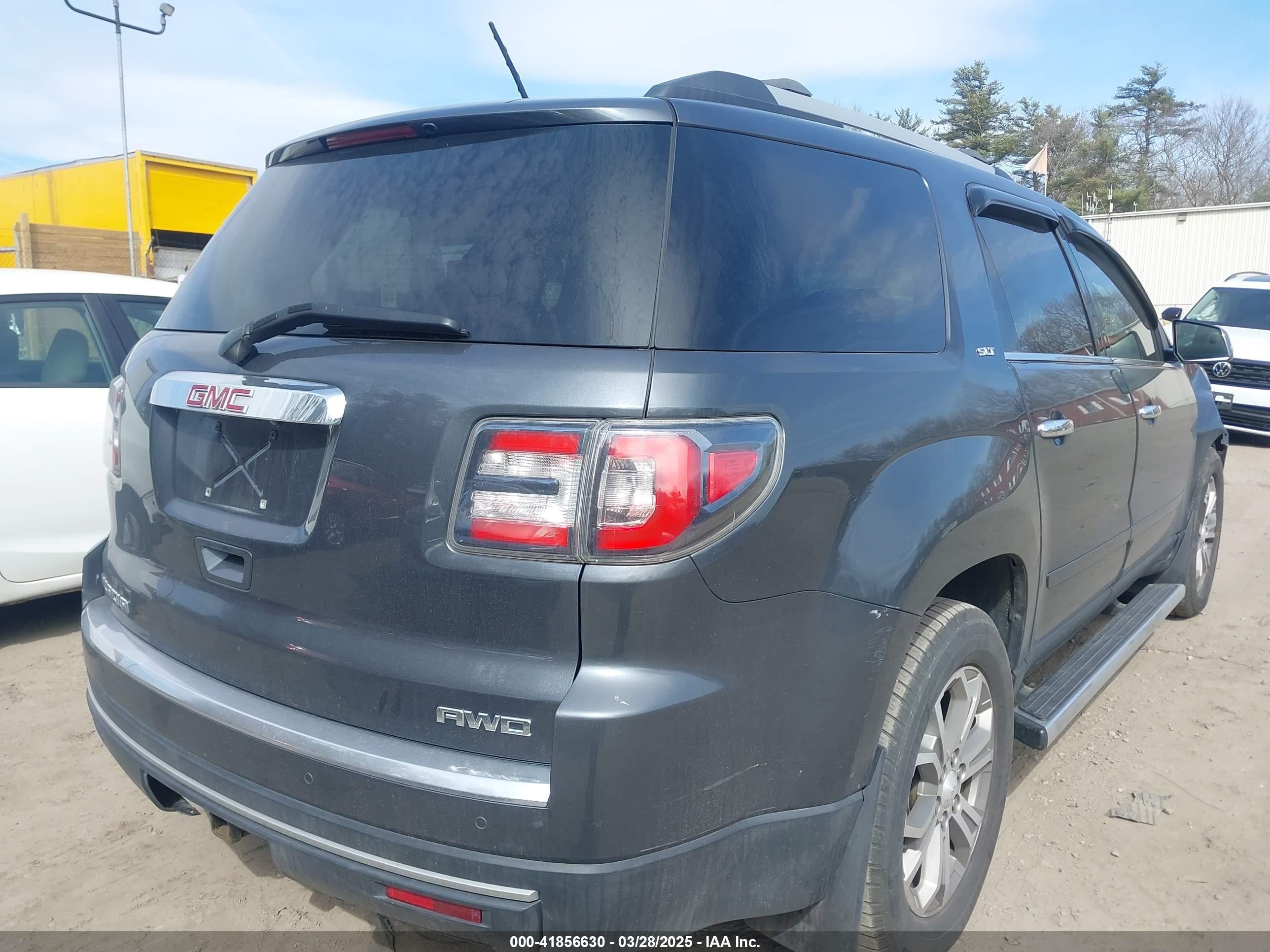 2014 Gmc Acadia Slt-1 Black vin: 1GKKVRKD7EJ272307