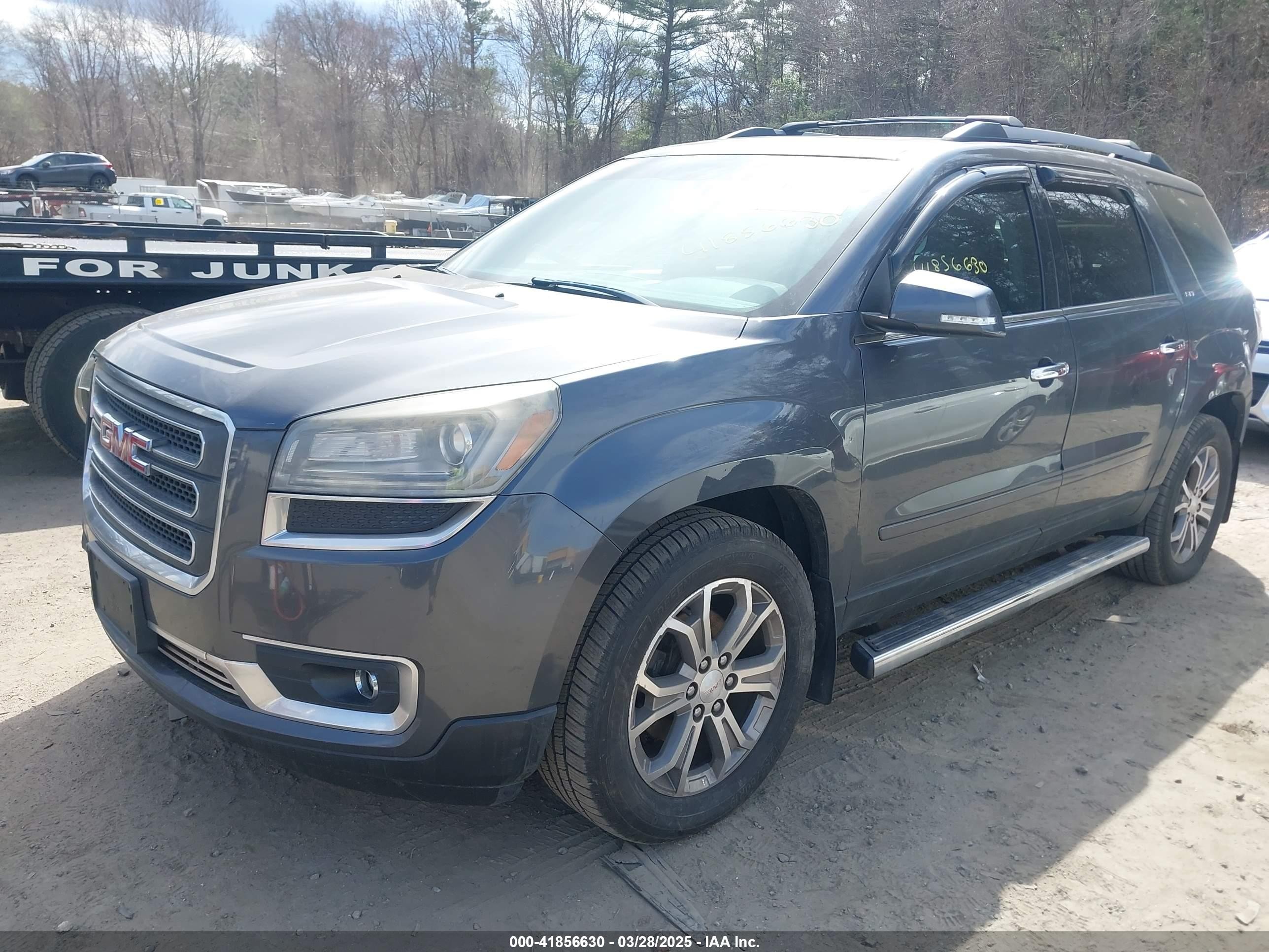 2014 Gmc Acadia Slt-1 Black vin: 1GKKVRKD7EJ272307