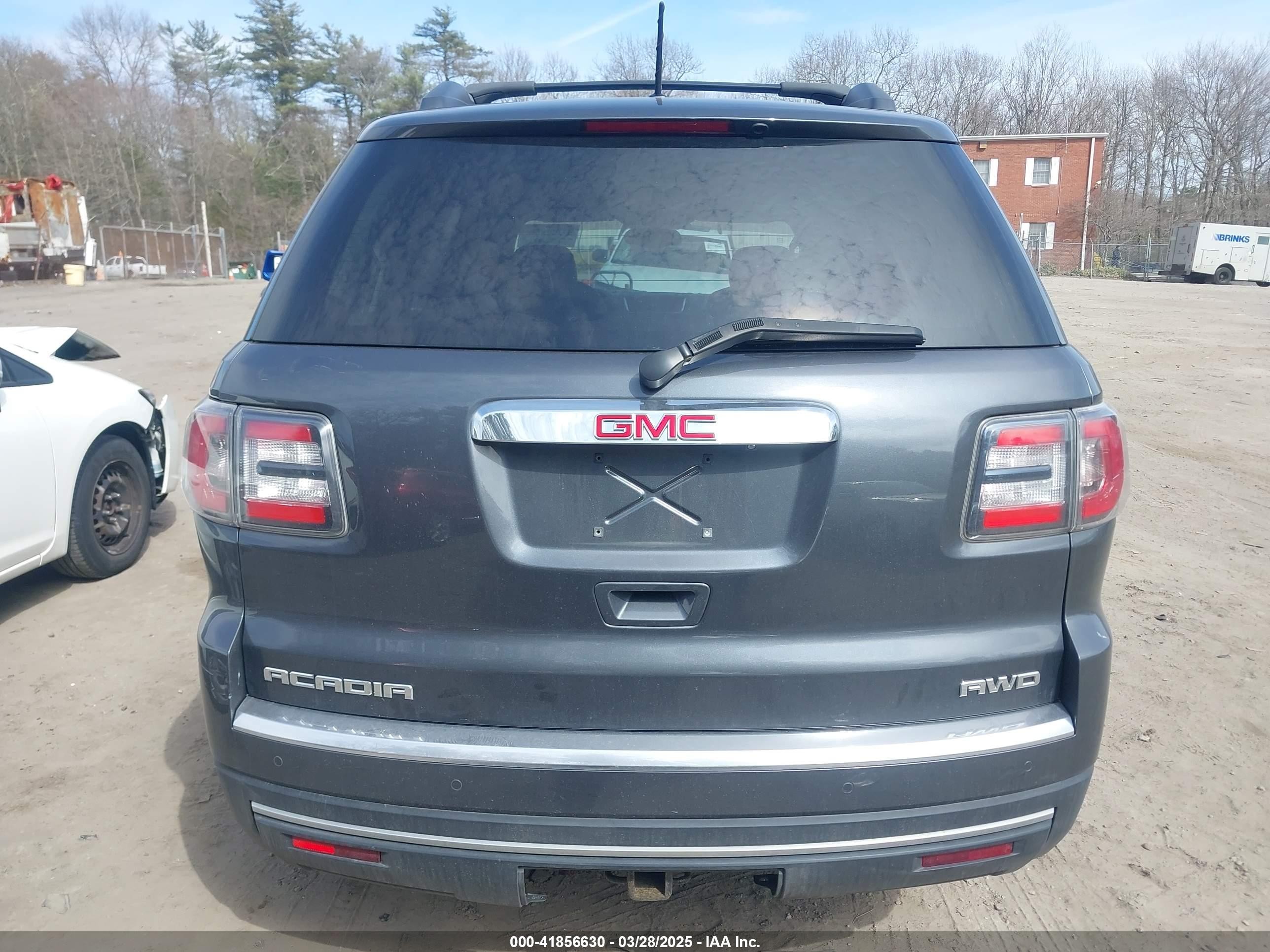 2014 Gmc Acadia Slt-1 Black vin: 1GKKVRKD7EJ272307