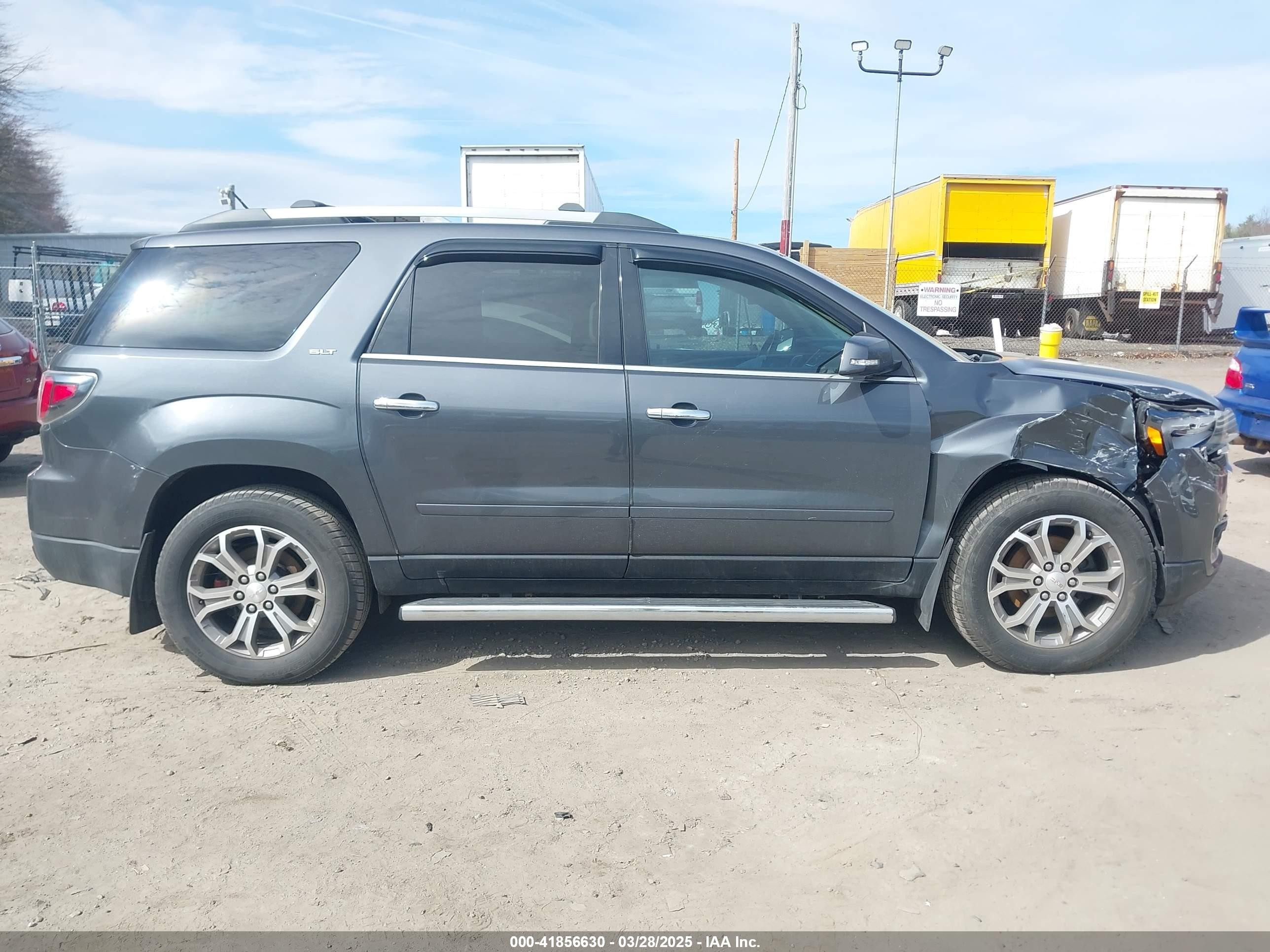 2014 Gmc Acadia Slt-1 Black vin: 1GKKVRKD7EJ272307