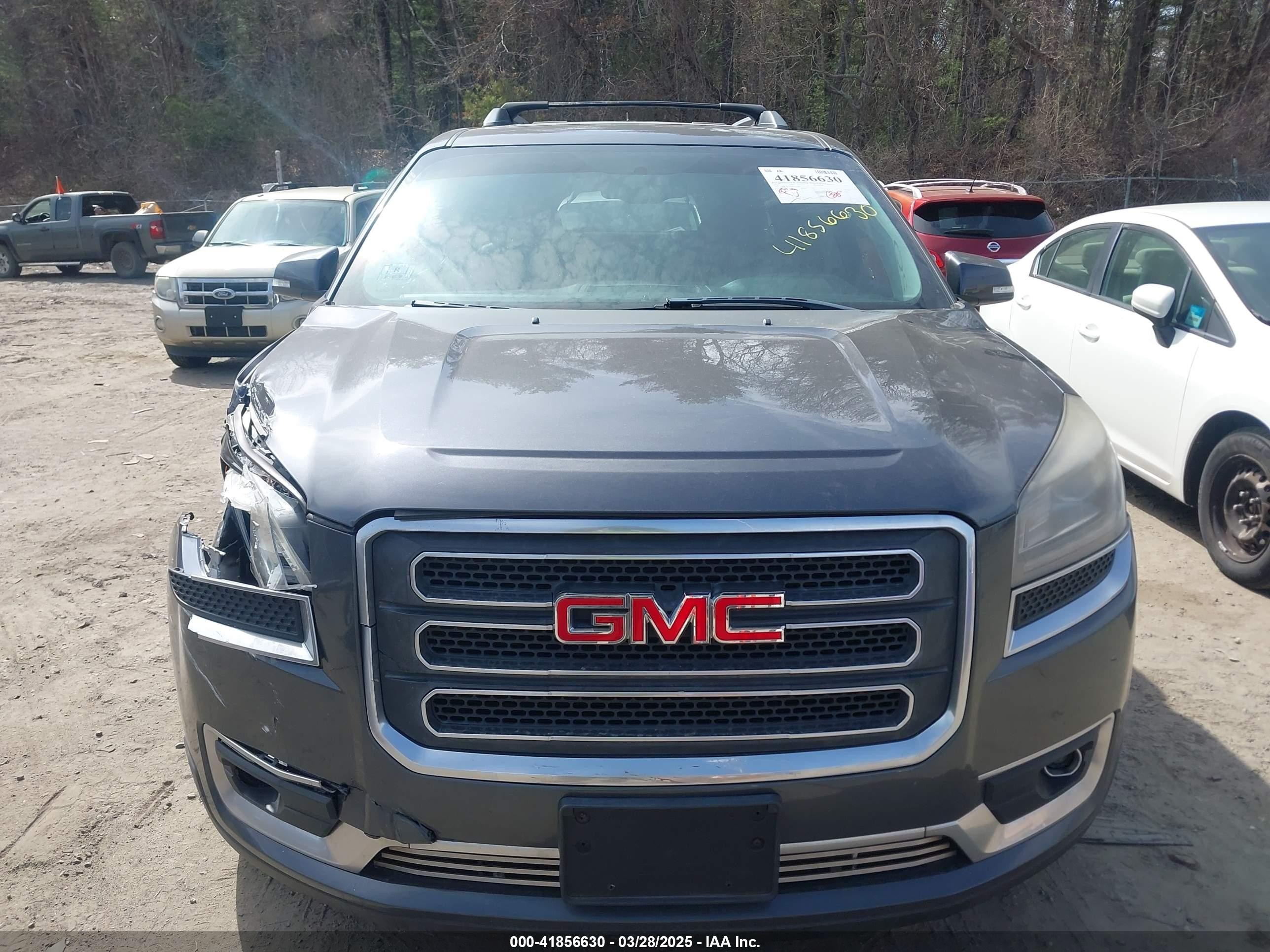 2014 Gmc Acadia Slt-1 Black vin: 1GKKVRKD7EJ272307