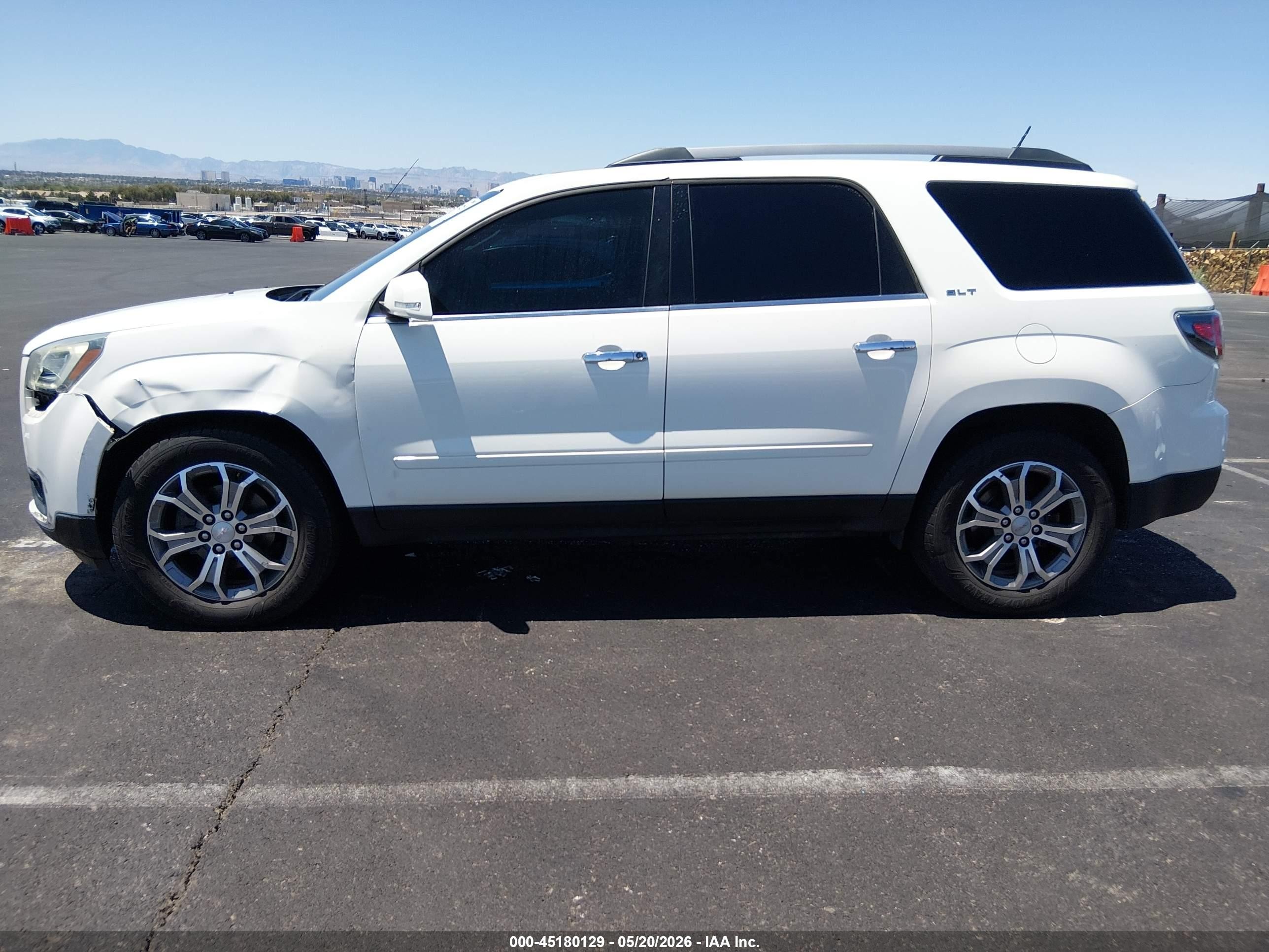 2014 Gmc Acadia Slt-1 White vin: 1GKKVRKD7EJ341092