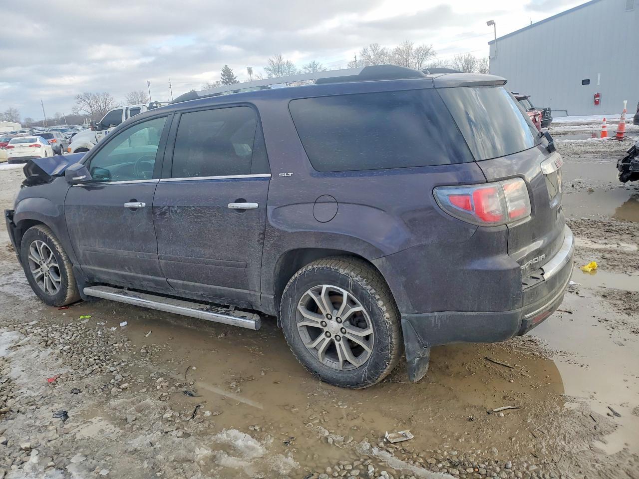 2015 Gmc Acadia Slt-1 Black vin: 1GKKVRKD7FJ100716