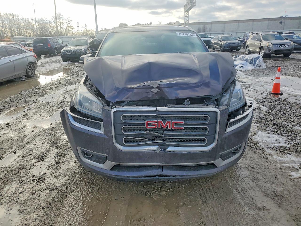 2015 Gmc Acadia Slt-1 Black vin: 1GKKVRKD7FJ100716