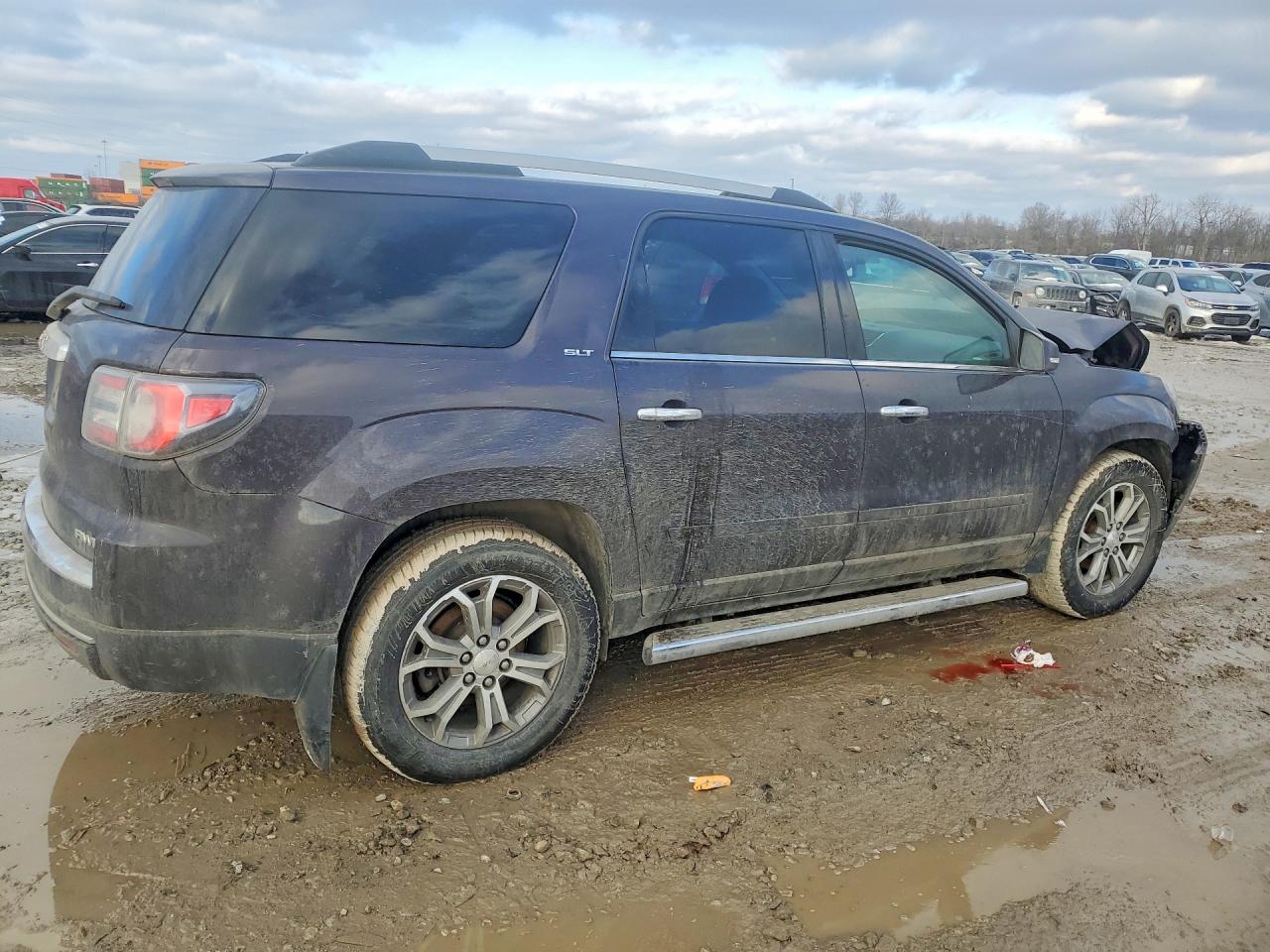 2015 Gmc Acadia Slt-1 Black vin: 1GKKVRKD7FJ100716
