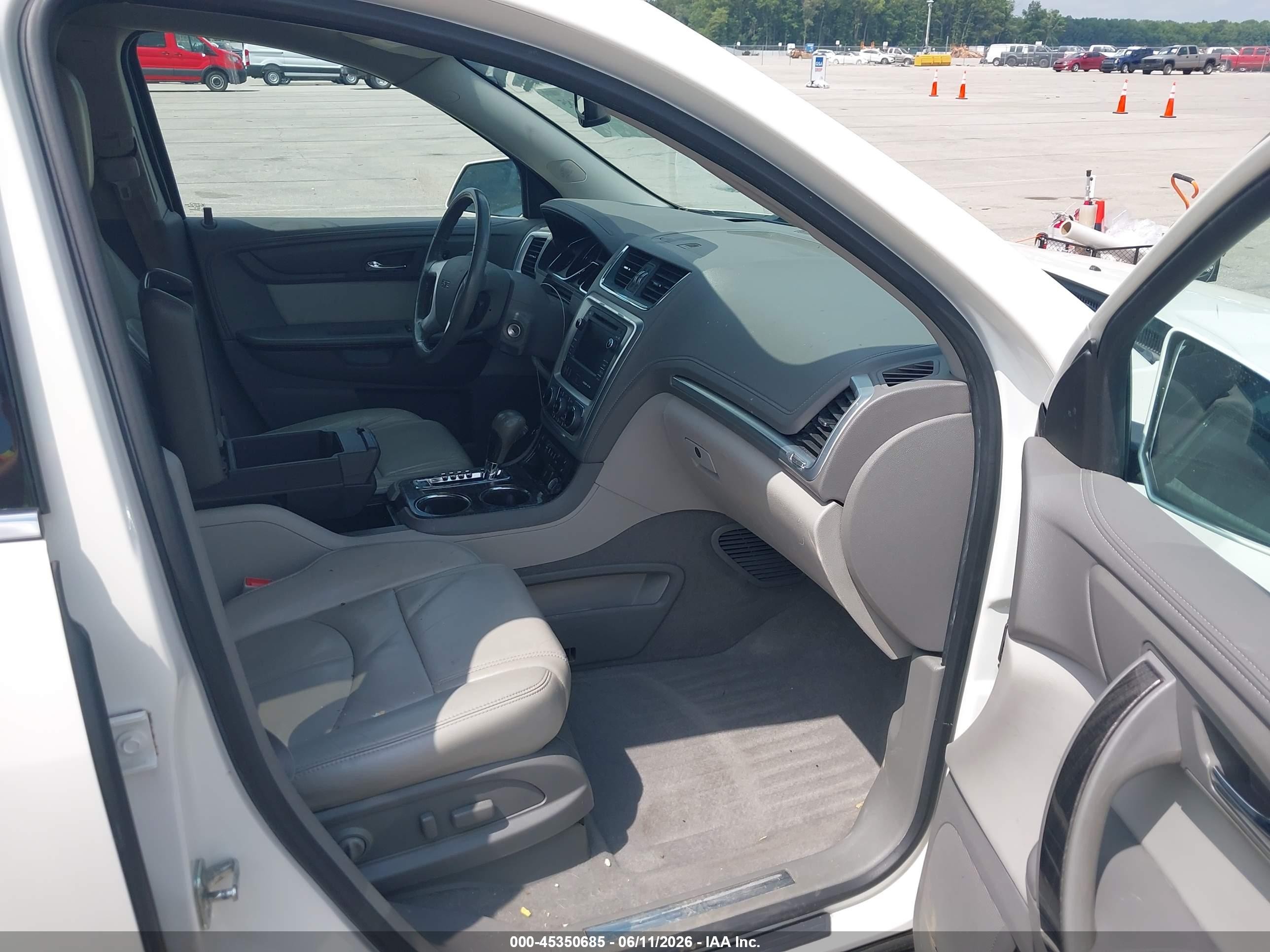 2015 Gmc Acadia Slt-1 White vin: 1GKKVRKD7FJ102210