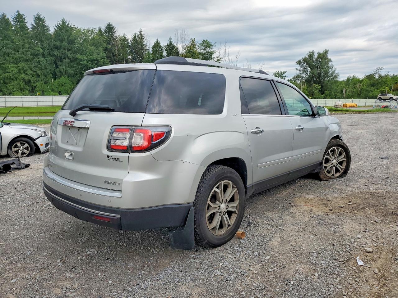 2015 Gmc Acadia Slt-1 Silver vin: 1GKKVRKD7FJ155604