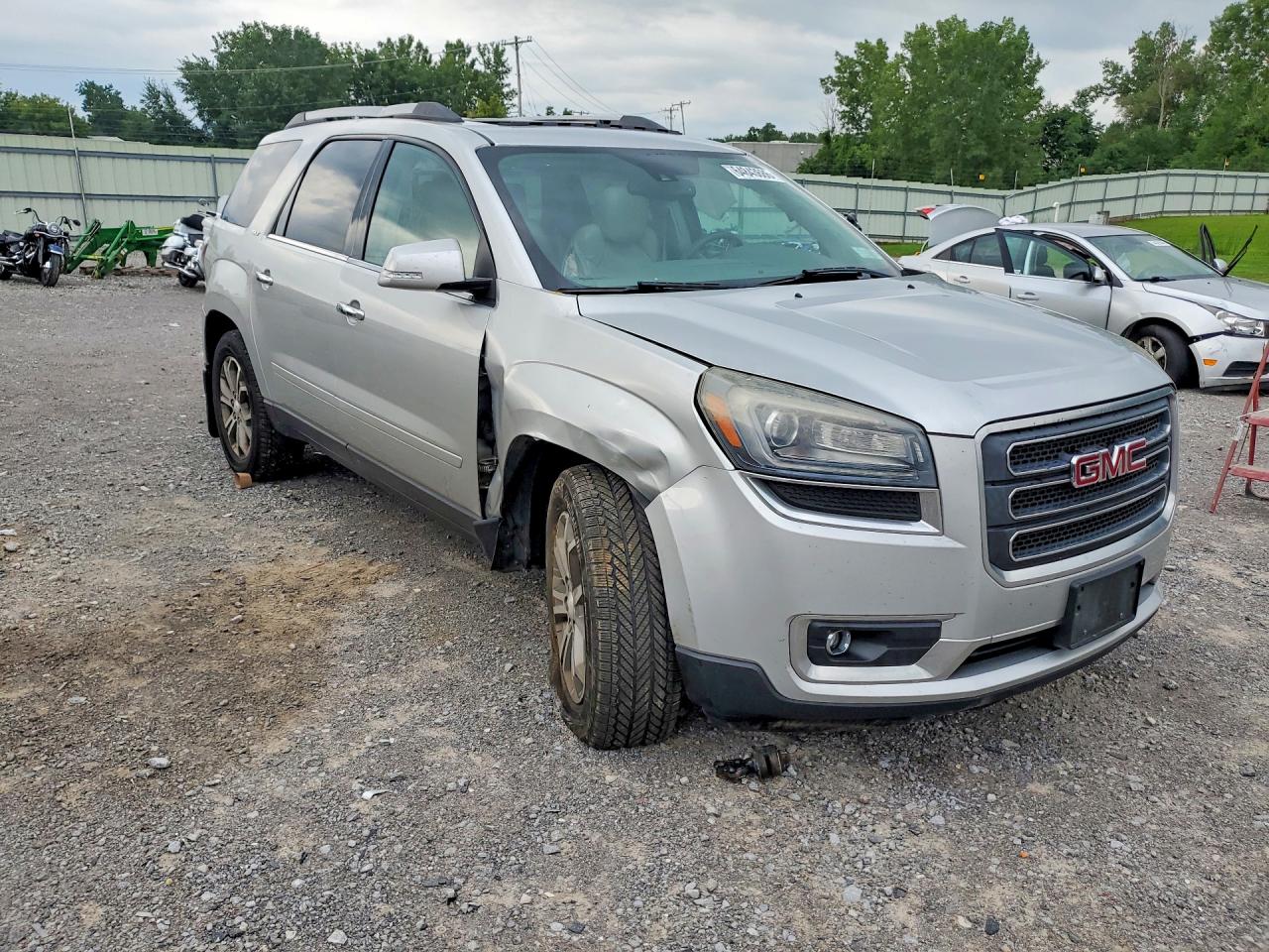 2015 Gmc Acadia Slt-1 Silver vin: 1GKKVRKD7FJ155604