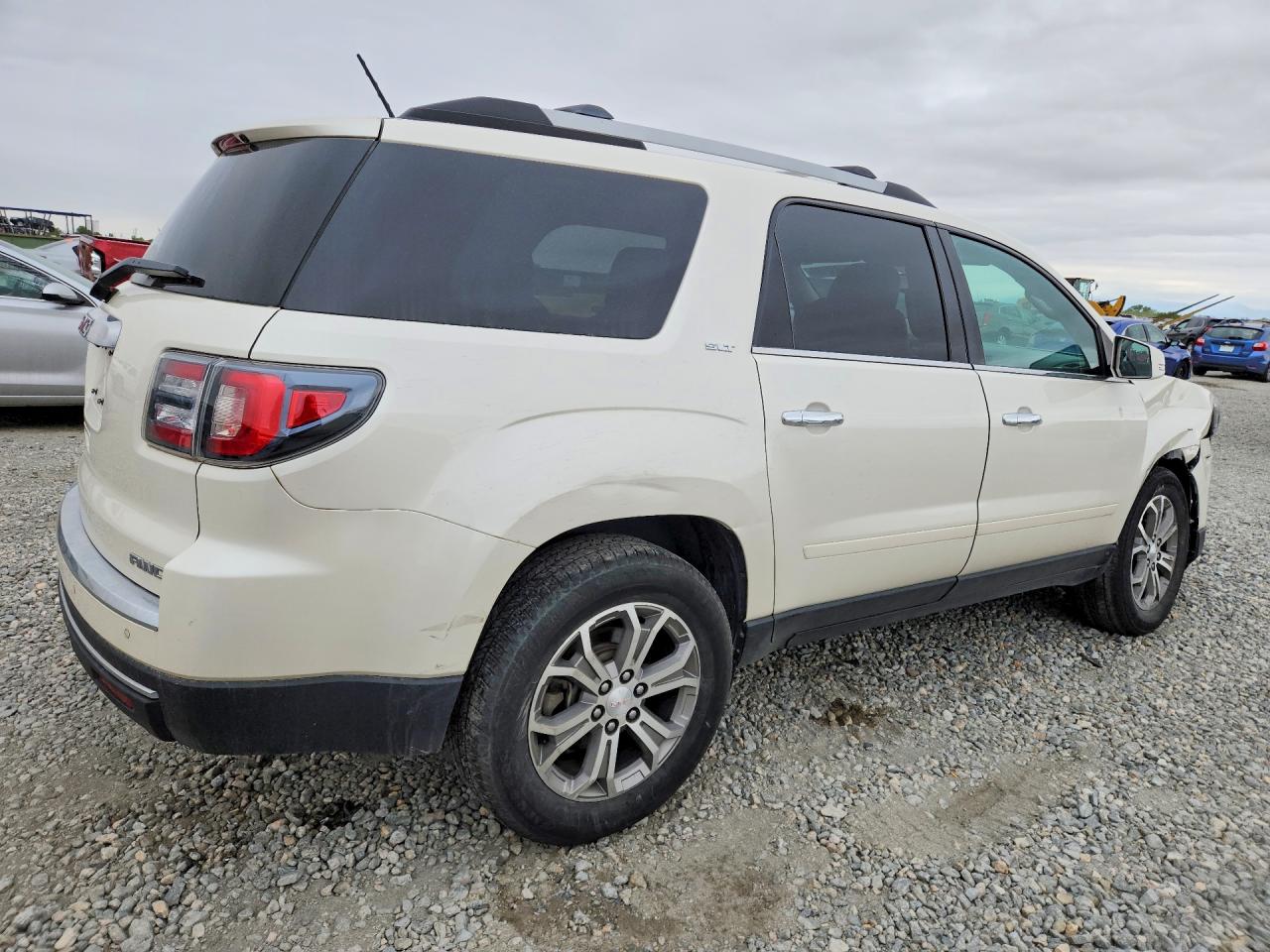 2015 Gmc Acadia Slt-1 White vin: 1GKKVRKD7FJ269649
