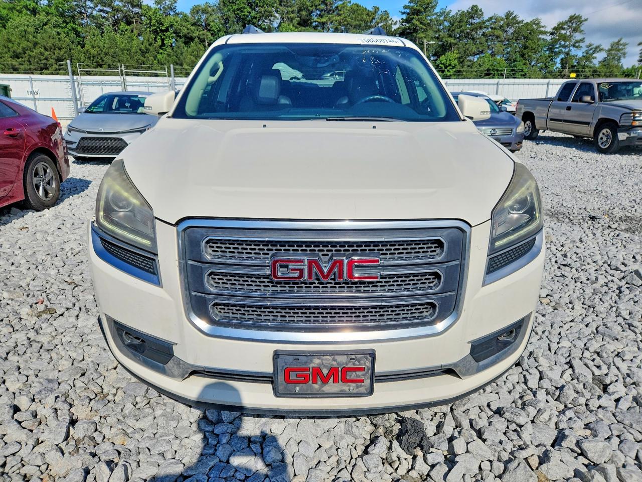 2015 Gmc Acadia Slt-1 White vin: 1GKKVRKD7FJ270316
