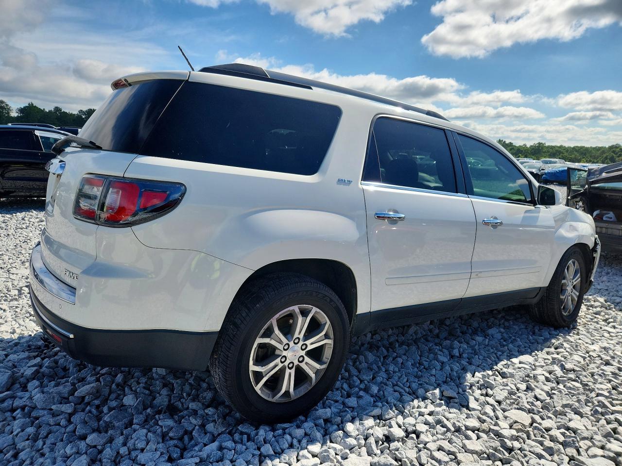 2015 Gmc Acadia Slt-1 White vin: 1GKKVRKD7FJ270316