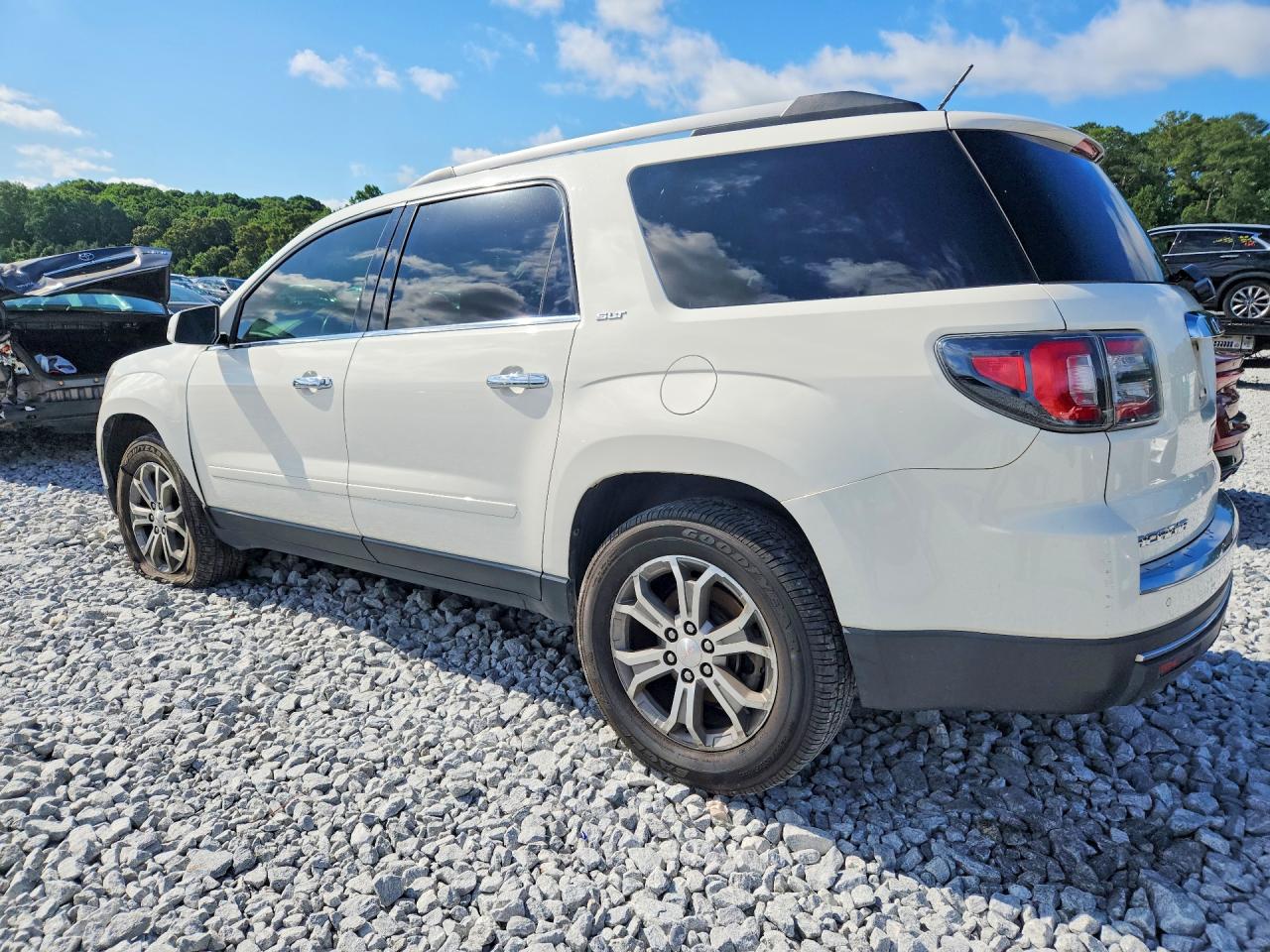 2015 Gmc Acadia Slt-1 White vin: 1GKKVRKD7FJ270316