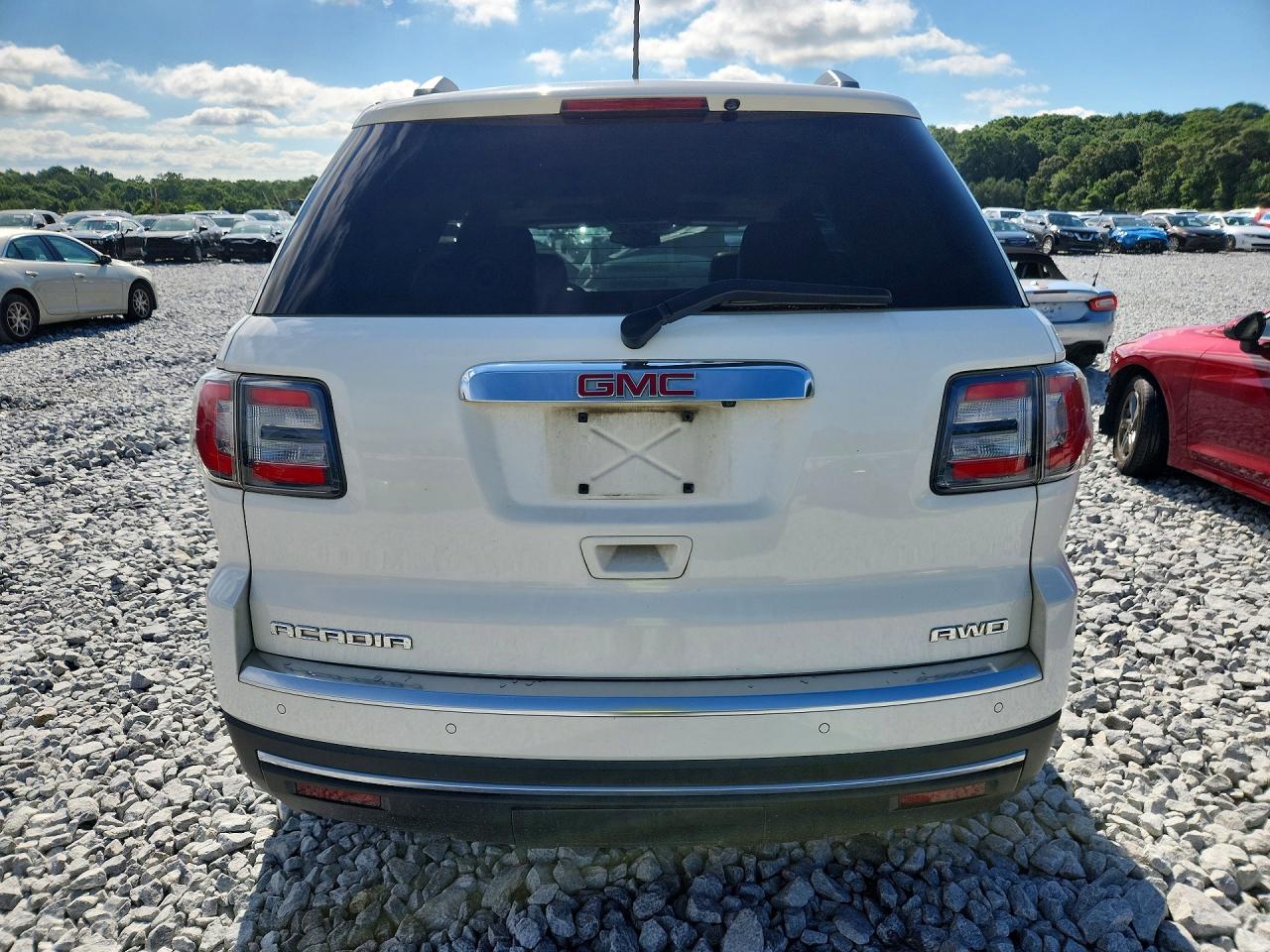 2015 Gmc Acadia Slt-1 White vin: 1GKKVRKD7FJ270316