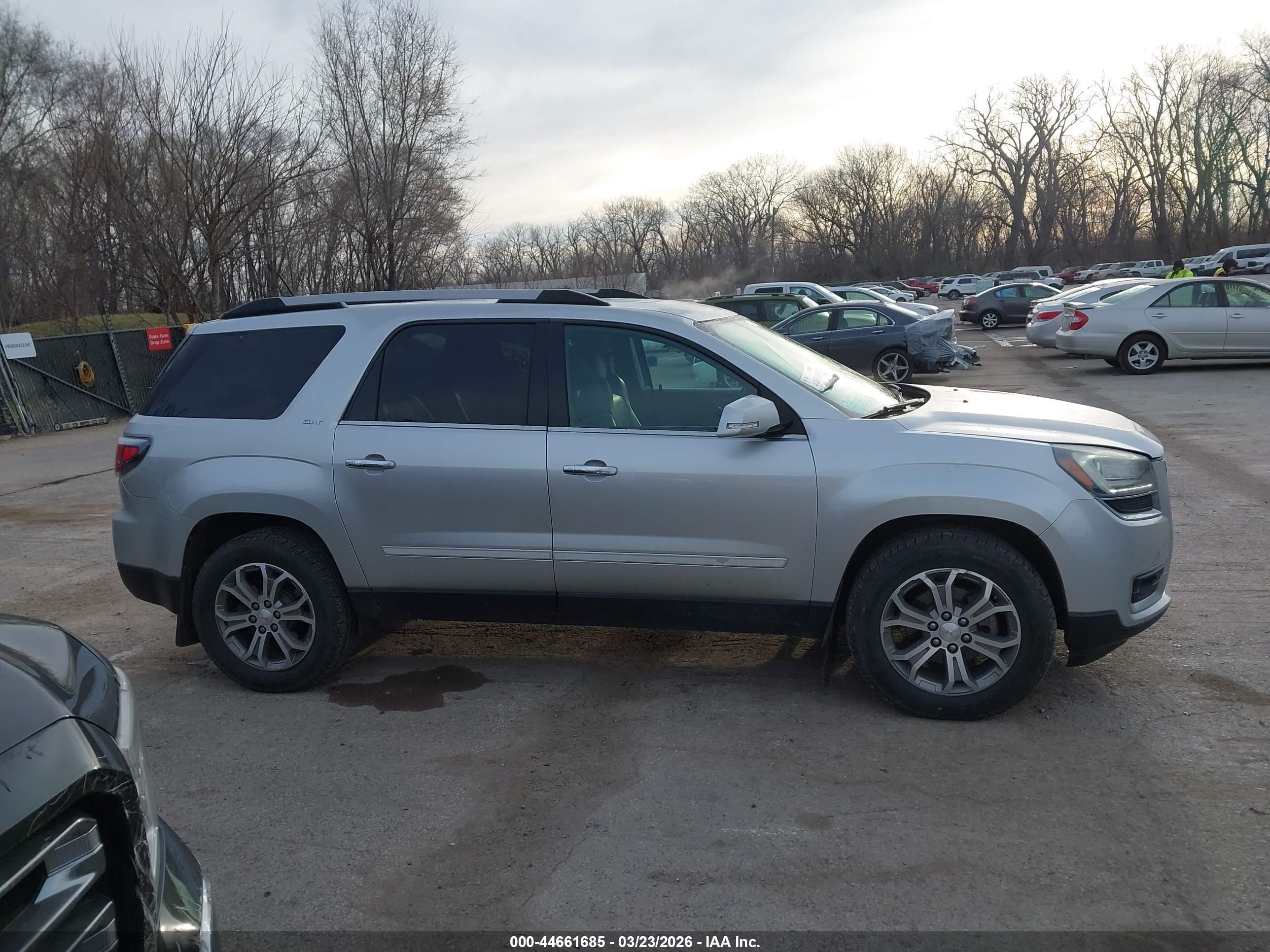 2015 Gmc Acadia Slt-1 Silver vin: 1GKKVRKD7FJ289884