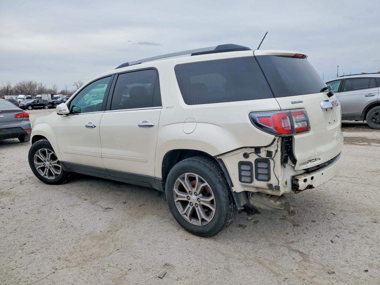 2013 Gmc Acadia Slt-1 White vin: 1GKKVRKD8DJ225981