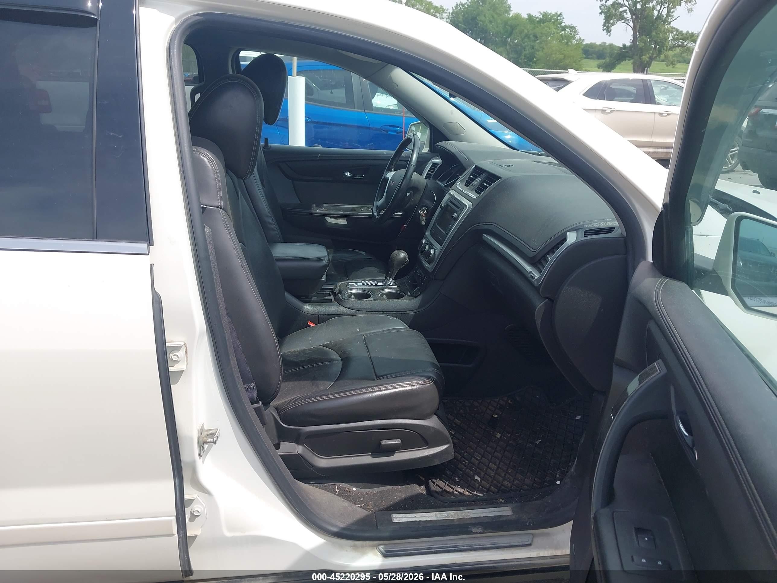 2013 Gmc Acadia Slt-1 White vin: 1GKKVRKD8DJ232056