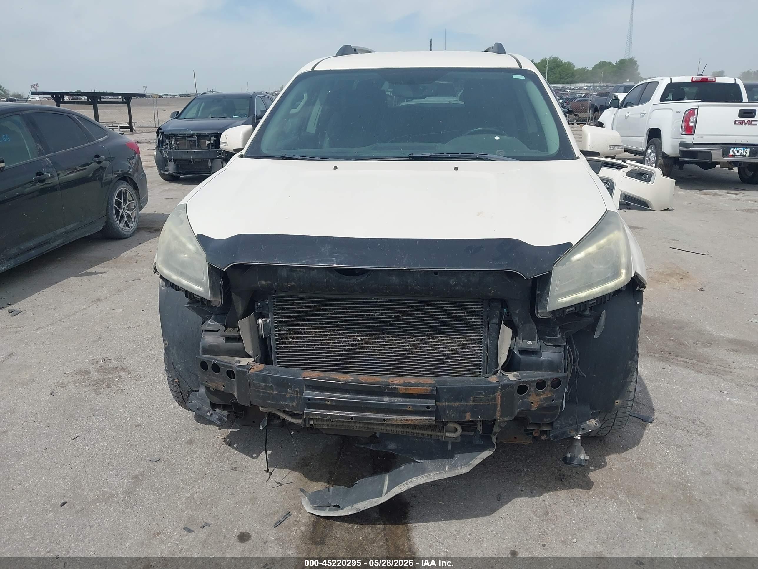 2013 Gmc Acadia Slt-1 White vin: 1GKKVRKD8DJ232056