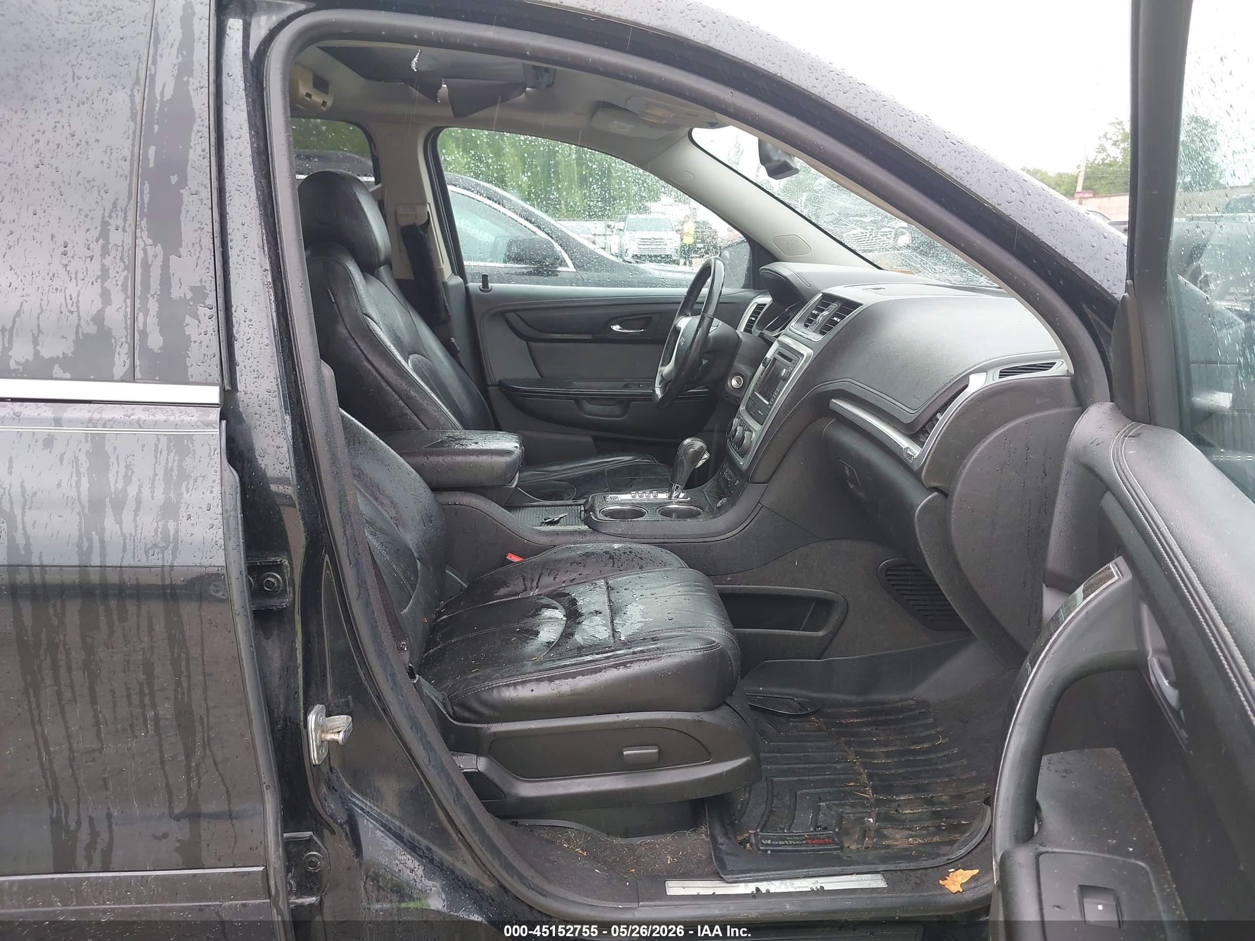 2013 Gmc Acadia Slt-1 Black vin: 1GKKVRKD8DJ248127