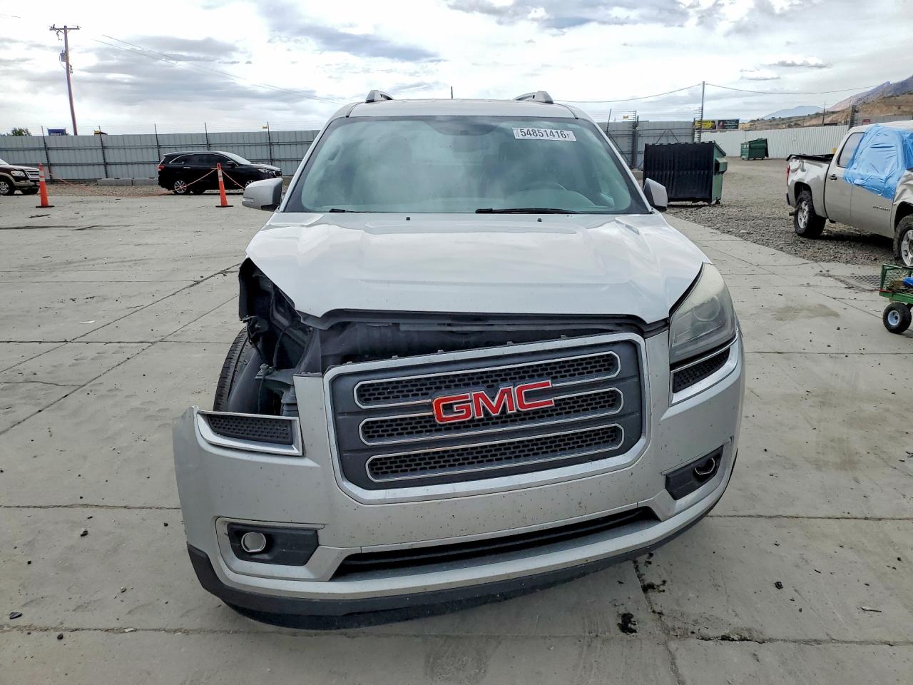 2014 Gmc Acadia Slt-1 Silver vin: 1GKKVRKD8EJ304374