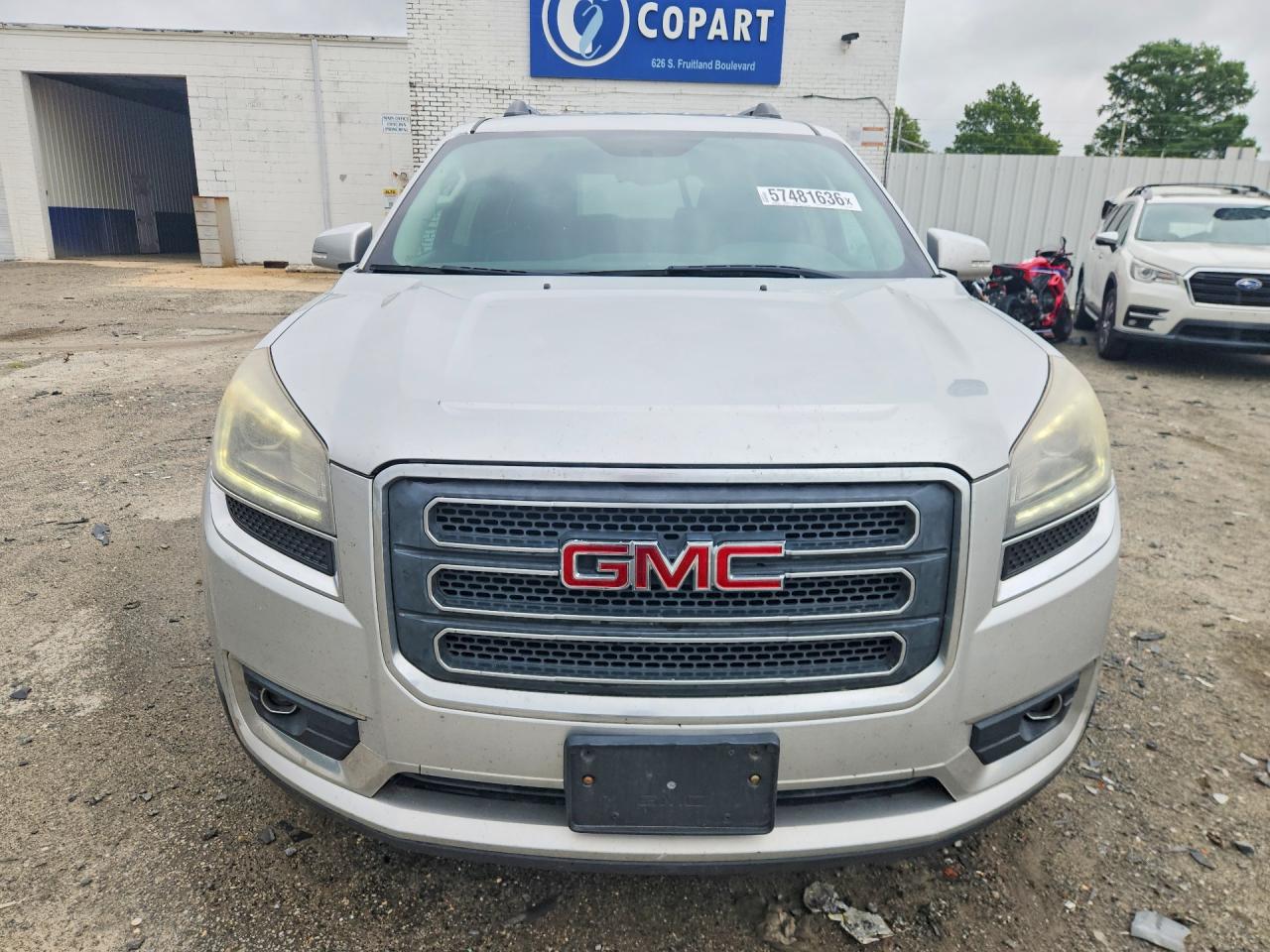 2014 Gmc Acadia Slt-1 Silver vin: 1GKKVRKD8EJ349346