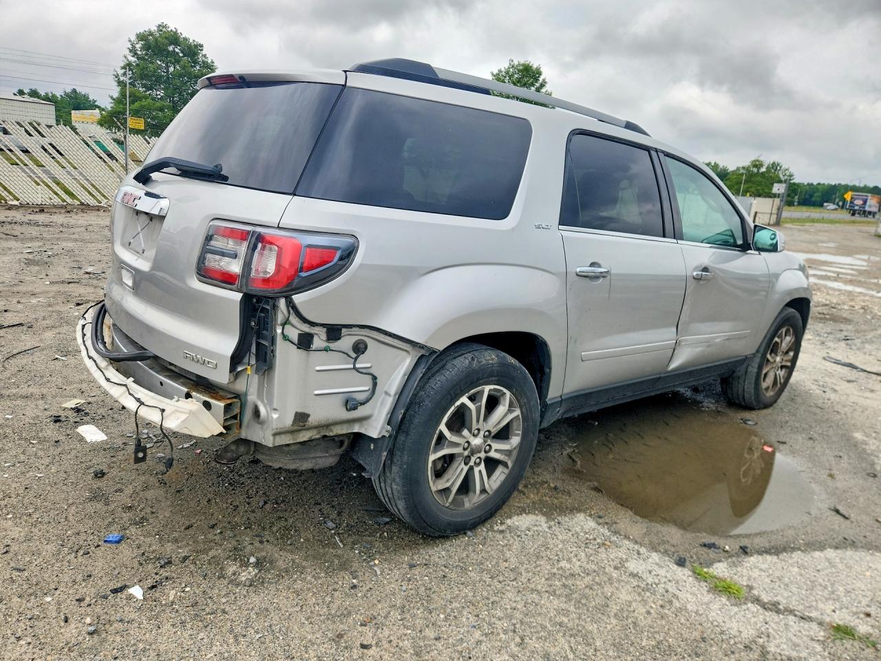 2014 Gmc Acadia Slt-1 Silver vin: 1GKKVRKD8EJ349346