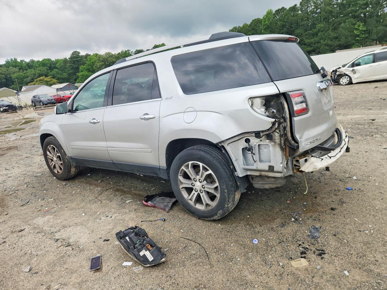 2014 Gmc Acadia Slt-1 Silver vin: 1GKKVRKD8EJ349346