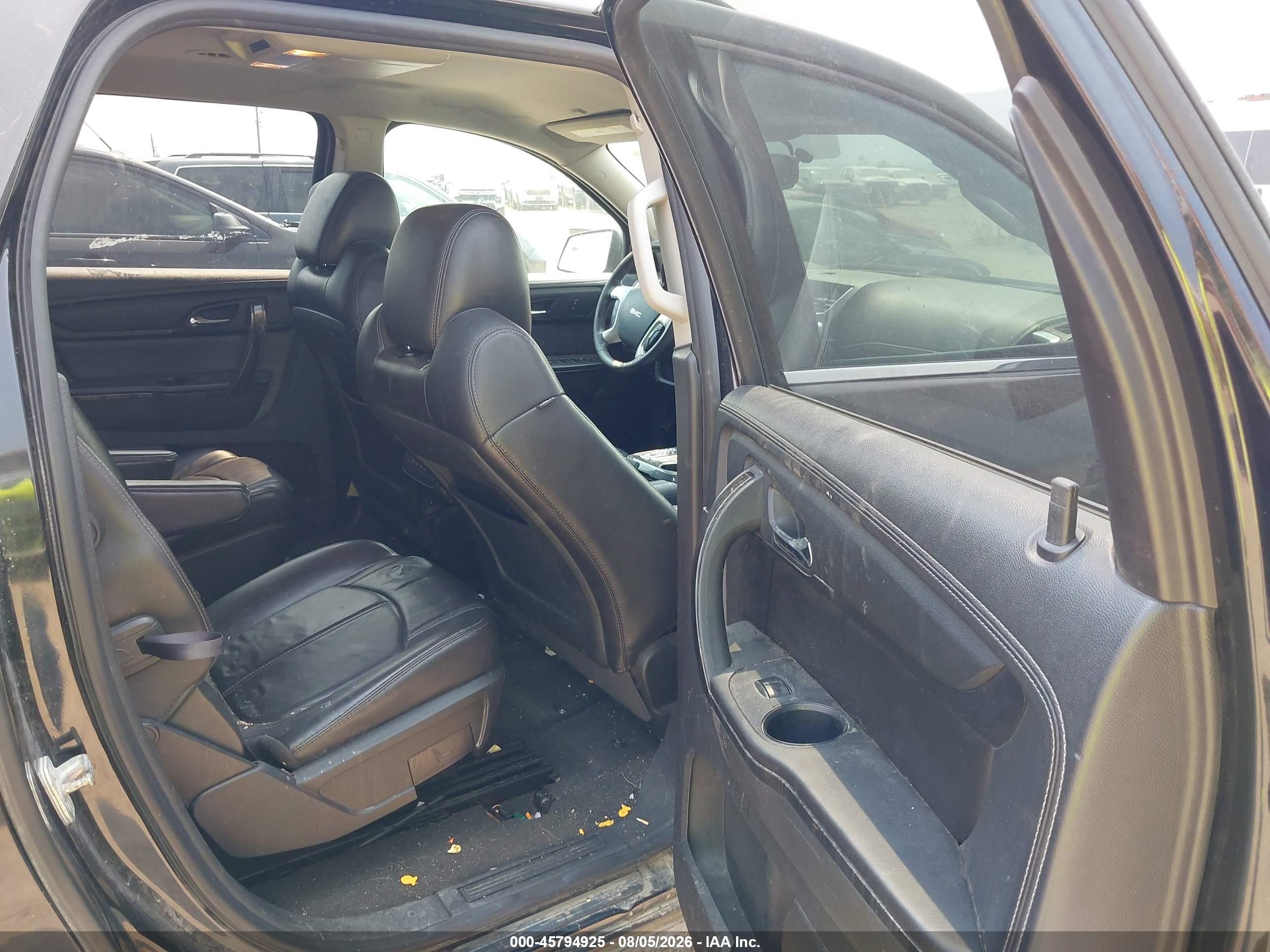 2014 Gmc Acadia Slt-1 Black vin: 1GKKVRKD8EJ357222