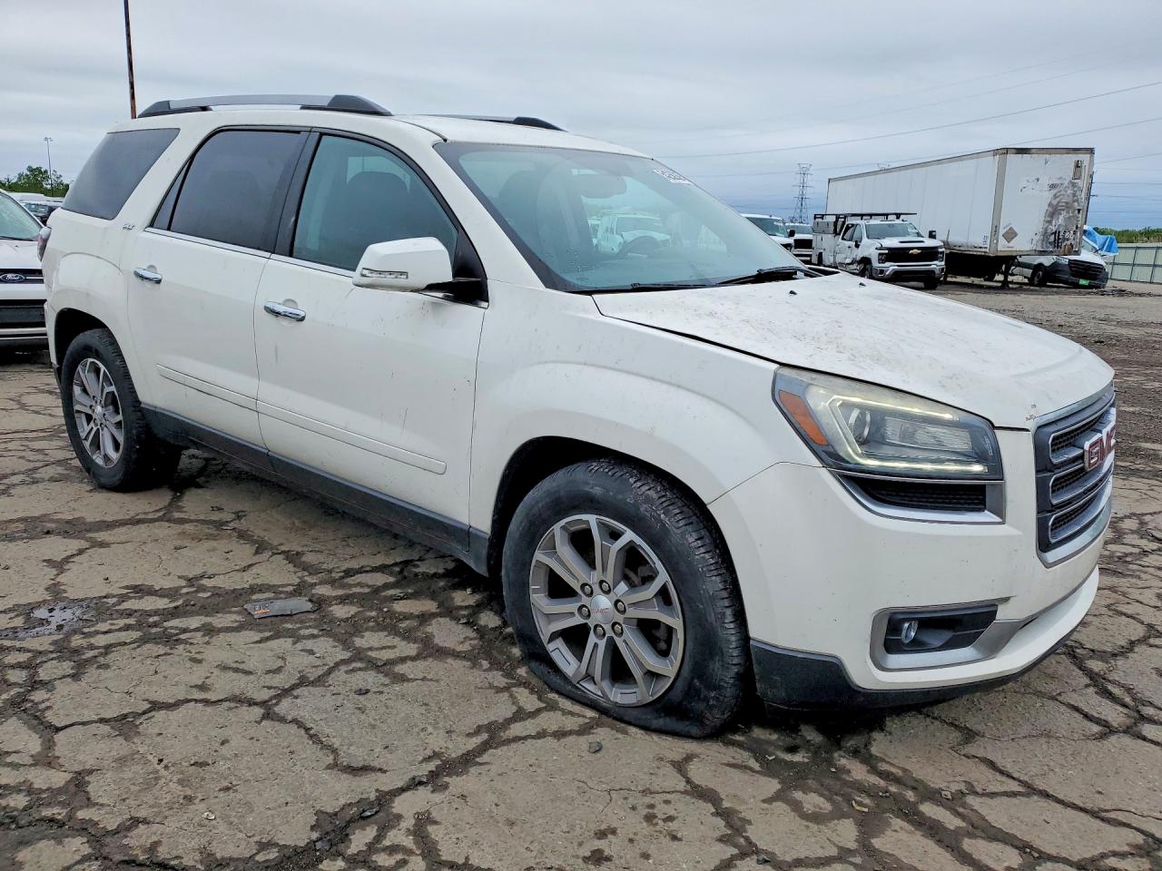 2015 Gmc Acadia White vin: 1GKKVRKD8FJ100885