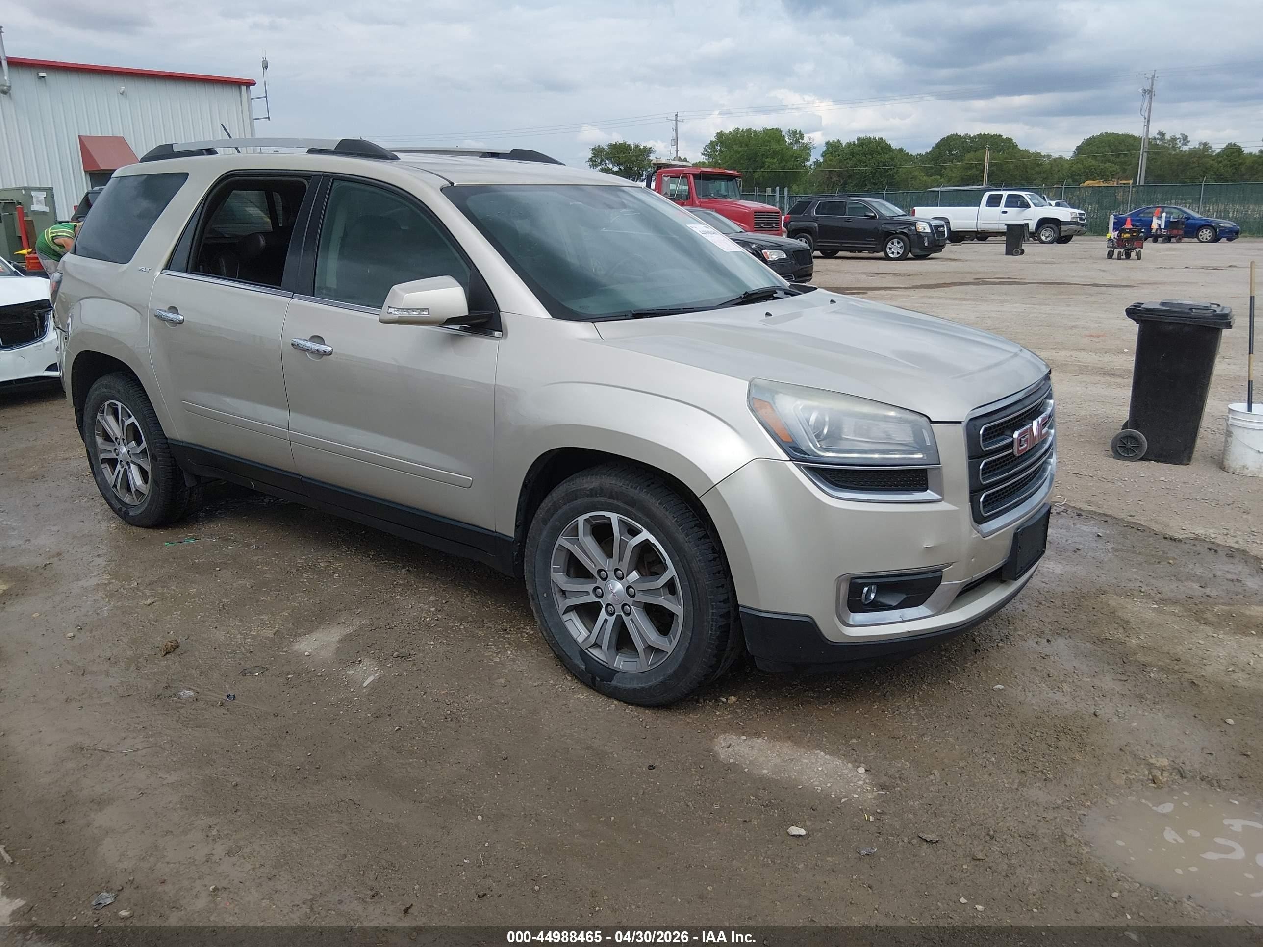 2015 Gmc Acadia Slt-1 Champagne vin: 1GKKVRKD8FJ104001