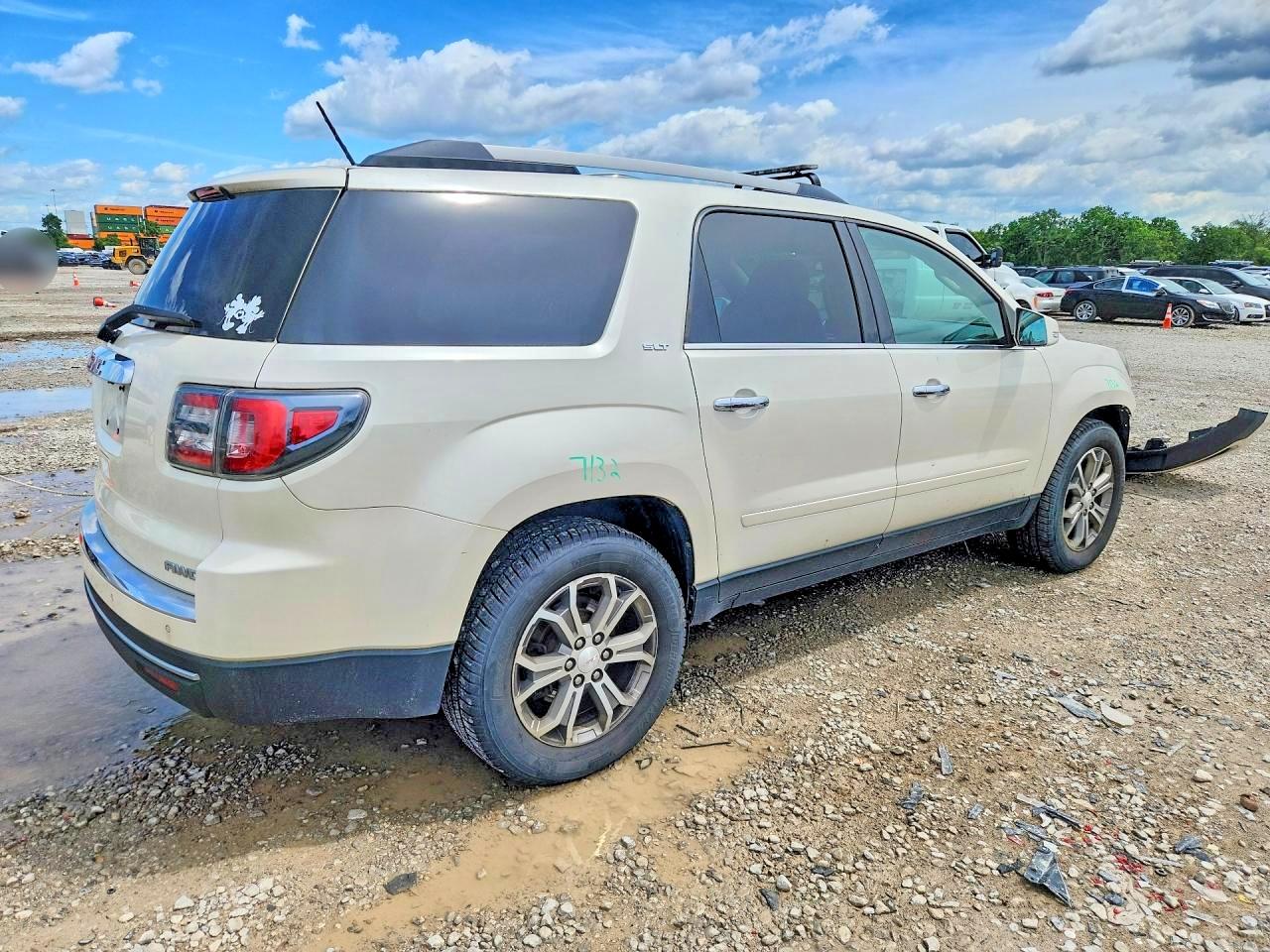 2015 Gmc Acadia Slt-1 White vin: 1GKKVRKD8FJ128881