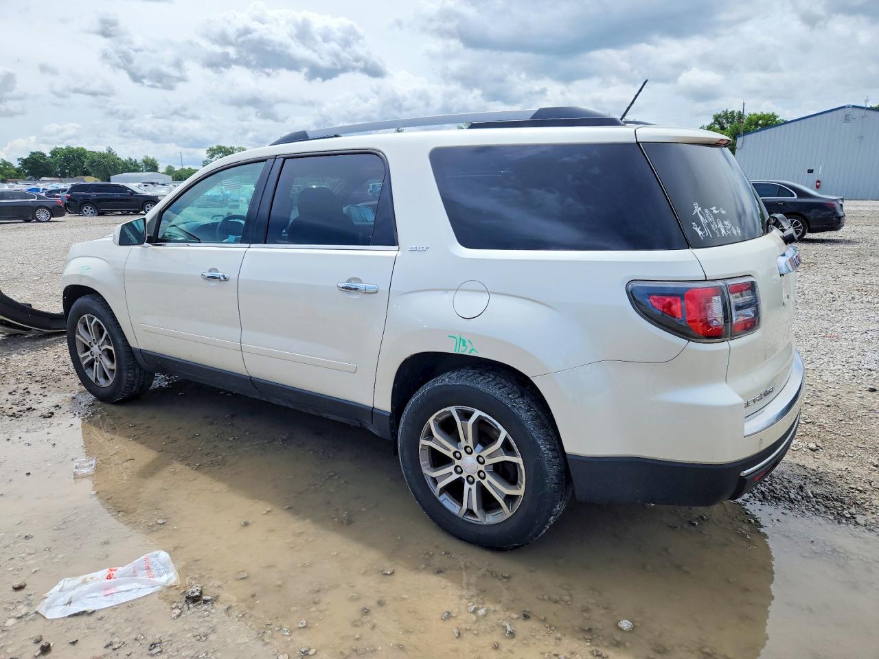 2015 Gmc Acadia Slt-1 White vin: 1GKKVRKD8FJ128881