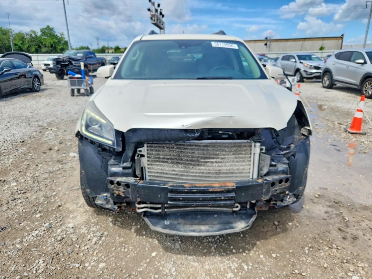 2015 Gmc Acadia Slt-1 White vin: 1GKKVRKD8FJ128881