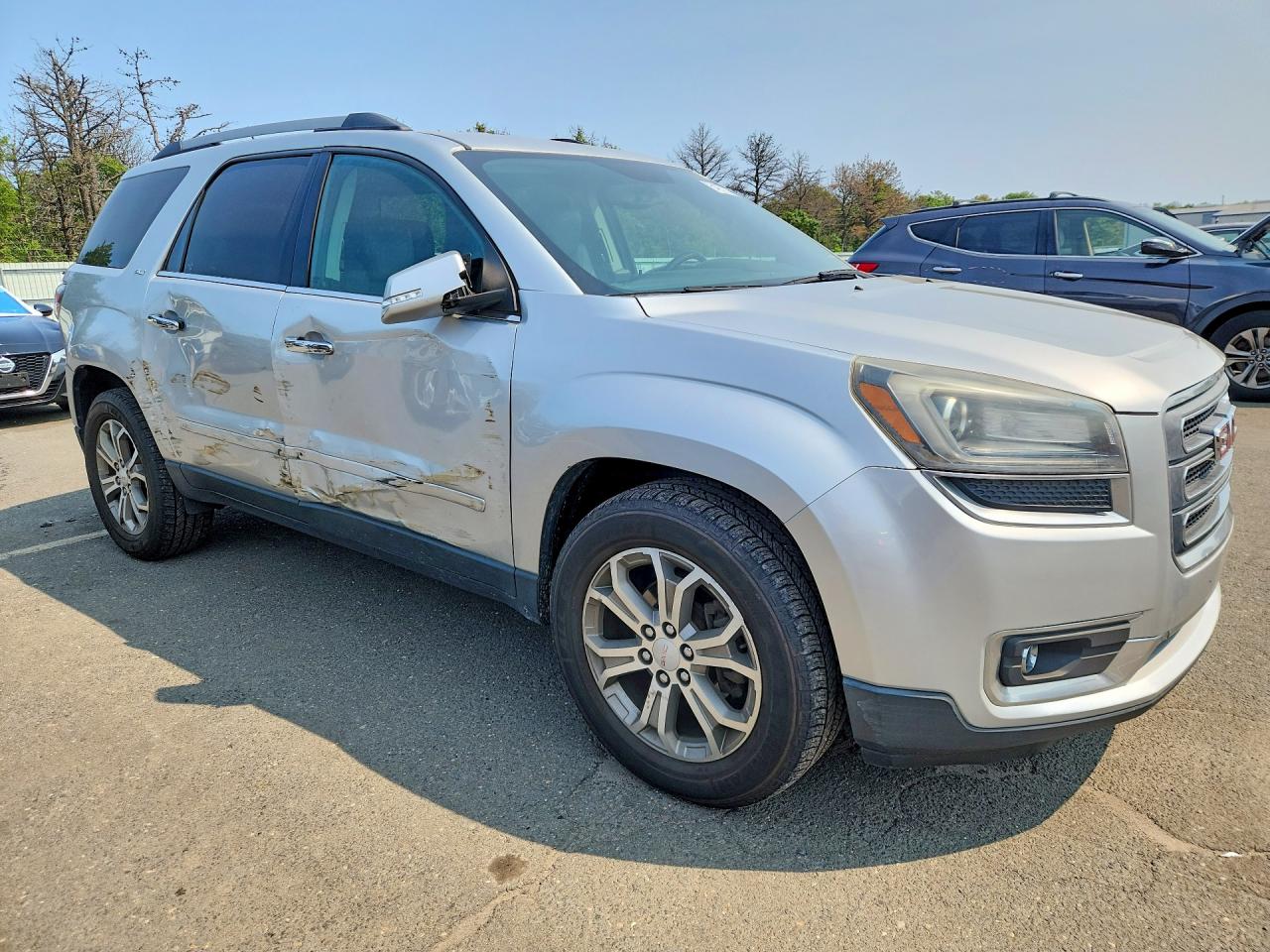 2015 Gmc Acadia Slt-1 Silver vin: 1GKKVRKD8FJ132431