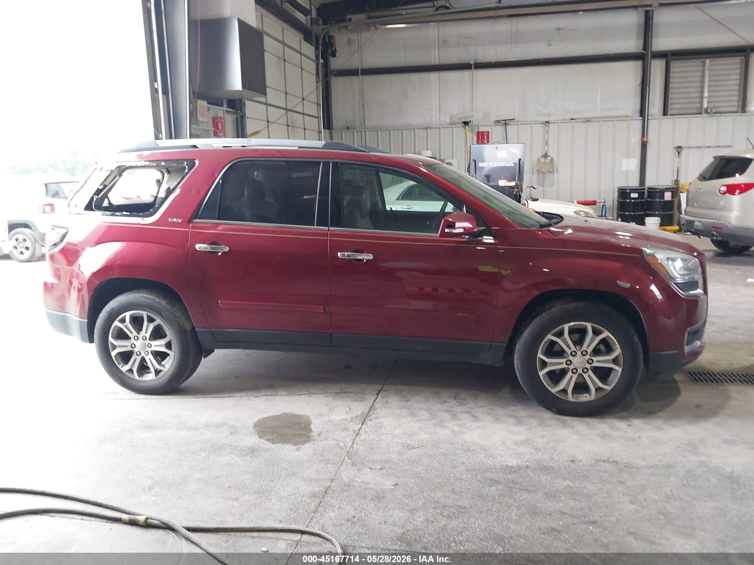 2015 Gmc Acadia Slt-1 Red vin: 1GKKVRKD8FJ145096