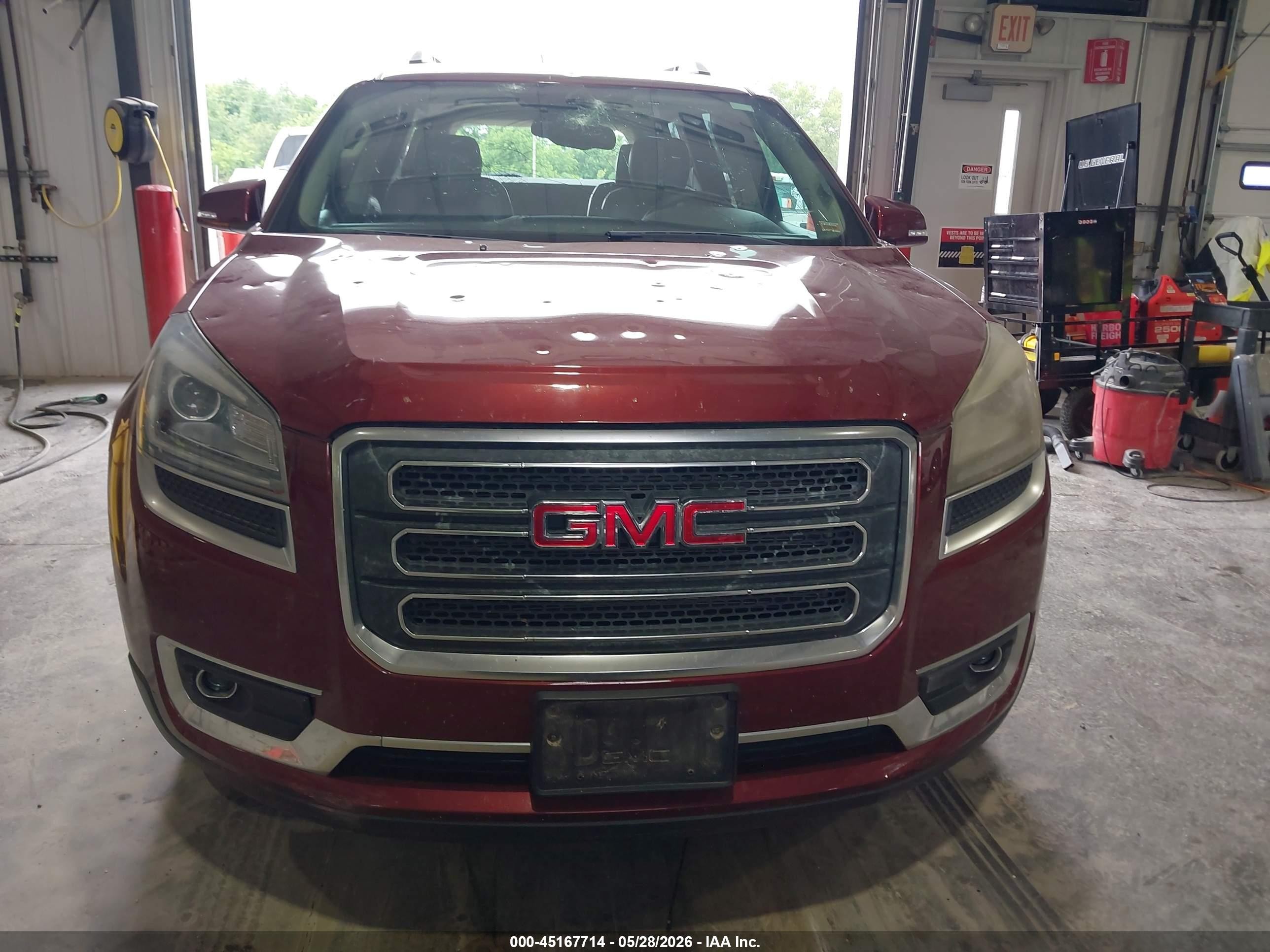 2015 Gmc Acadia Slt-1 Red vin: 1GKKVRKD8FJ145096
