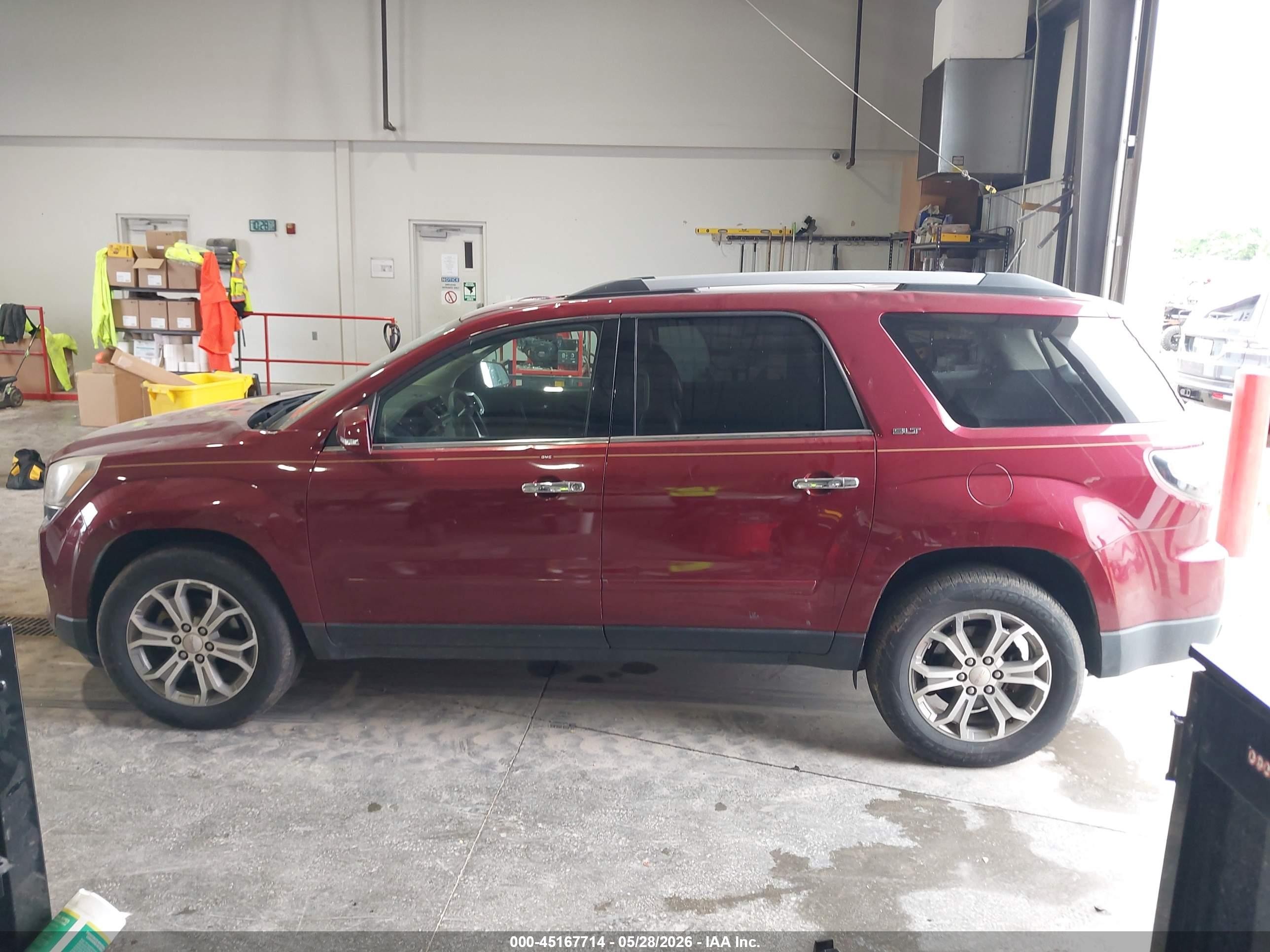 2015 Gmc Acadia Slt-1 Red vin: 1GKKVRKD8FJ145096