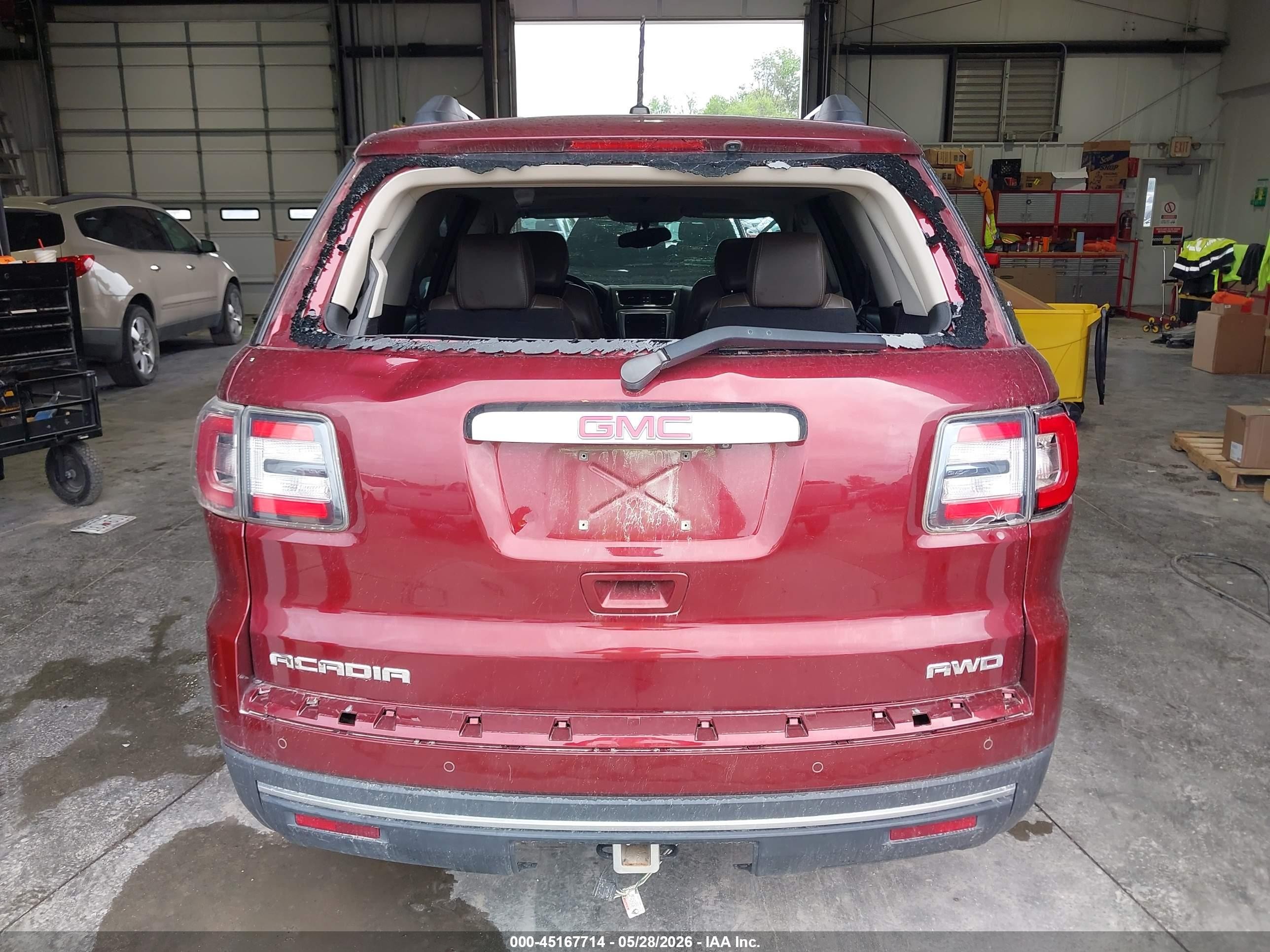 2015 Gmc Acadia Slt-1 Red vin: 1GKKVRKD8FJ145096