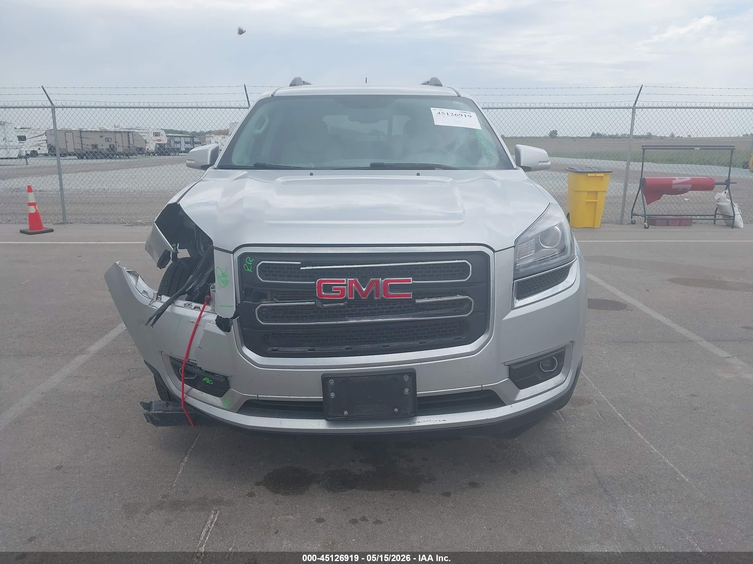 2015 Gmc Acadia Slt-1 Silver vin: 1GKKVRKD8FJ211730