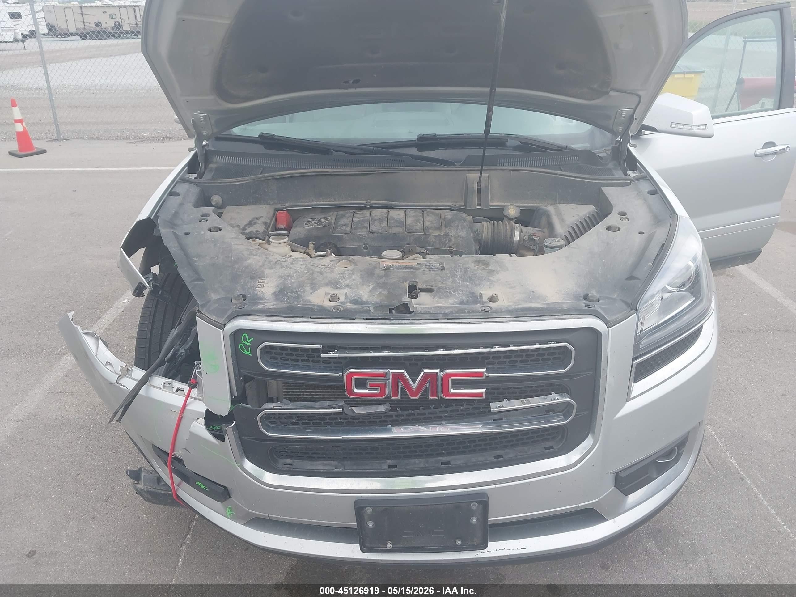 2015 Gmc Acadia Slt-1 Silver vin: 1GKKVRKD8FJ211730
