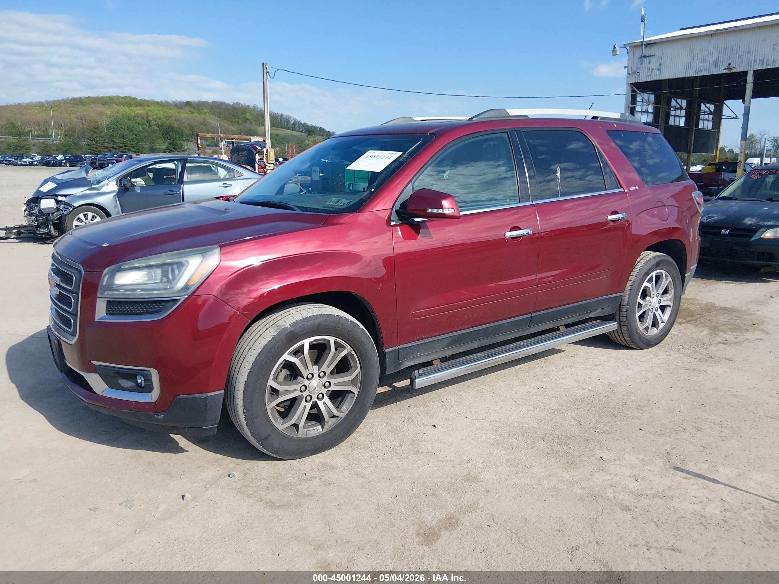 2015 Gmc Acadia Slt-1 Maroon vin: 1GKKVRKD8FJ268770