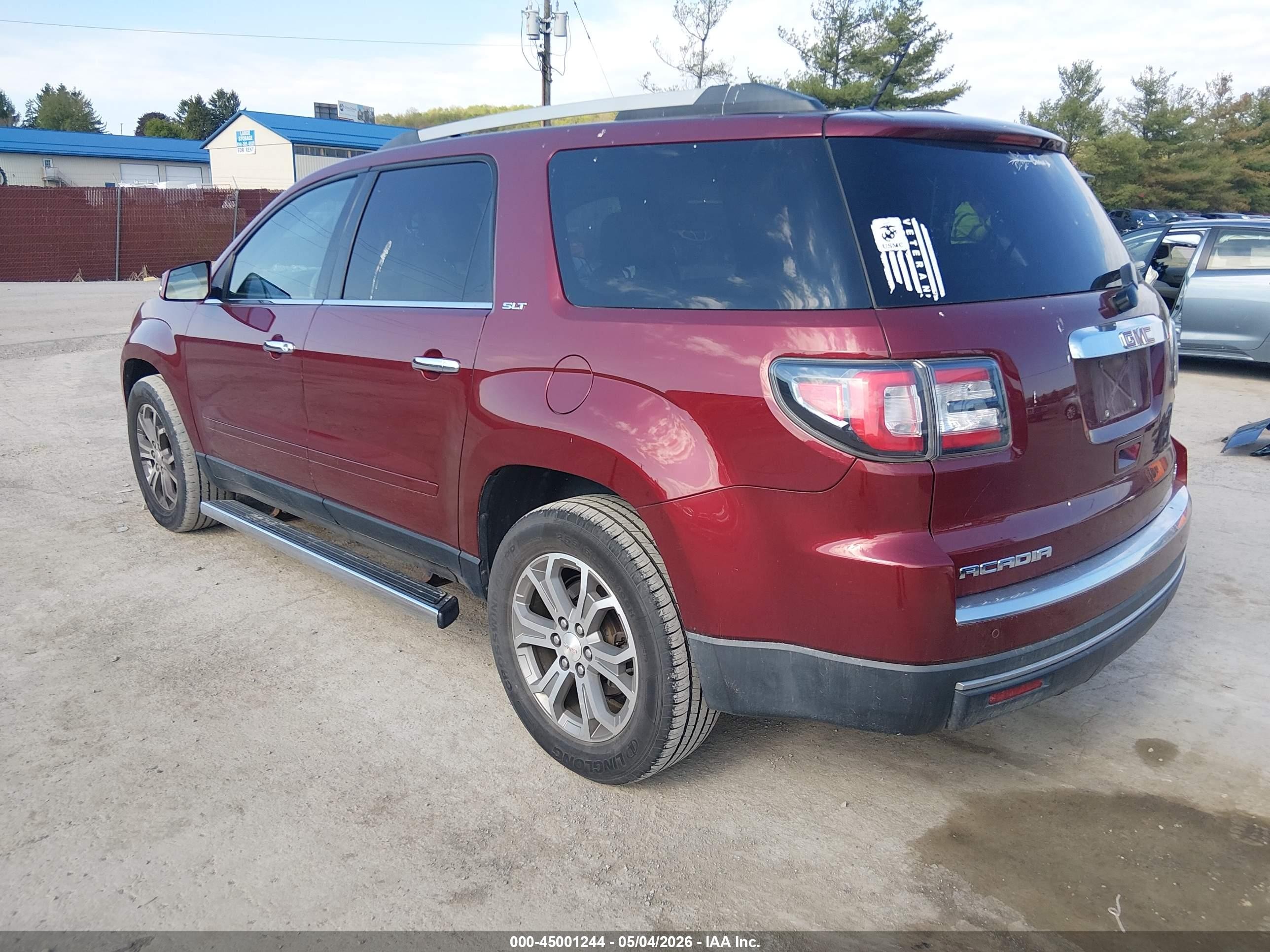 2015 Gmc Acadia Slt-1 Maroon vin: 1GKKVRKD8FJ268770