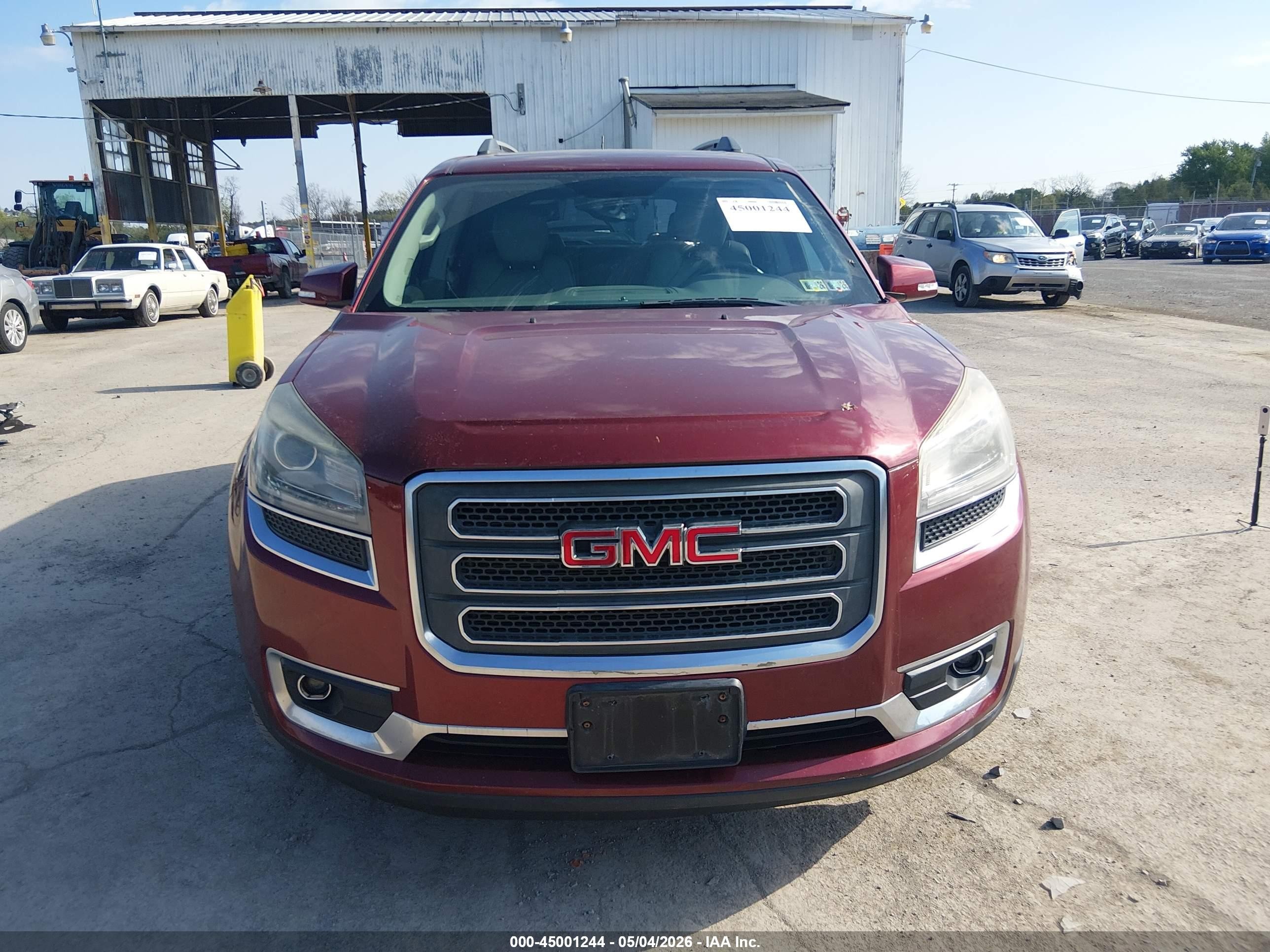 2015 Gmc Acadia Slt-1 Maroon vin: 1GKKVRKD8FJ268770