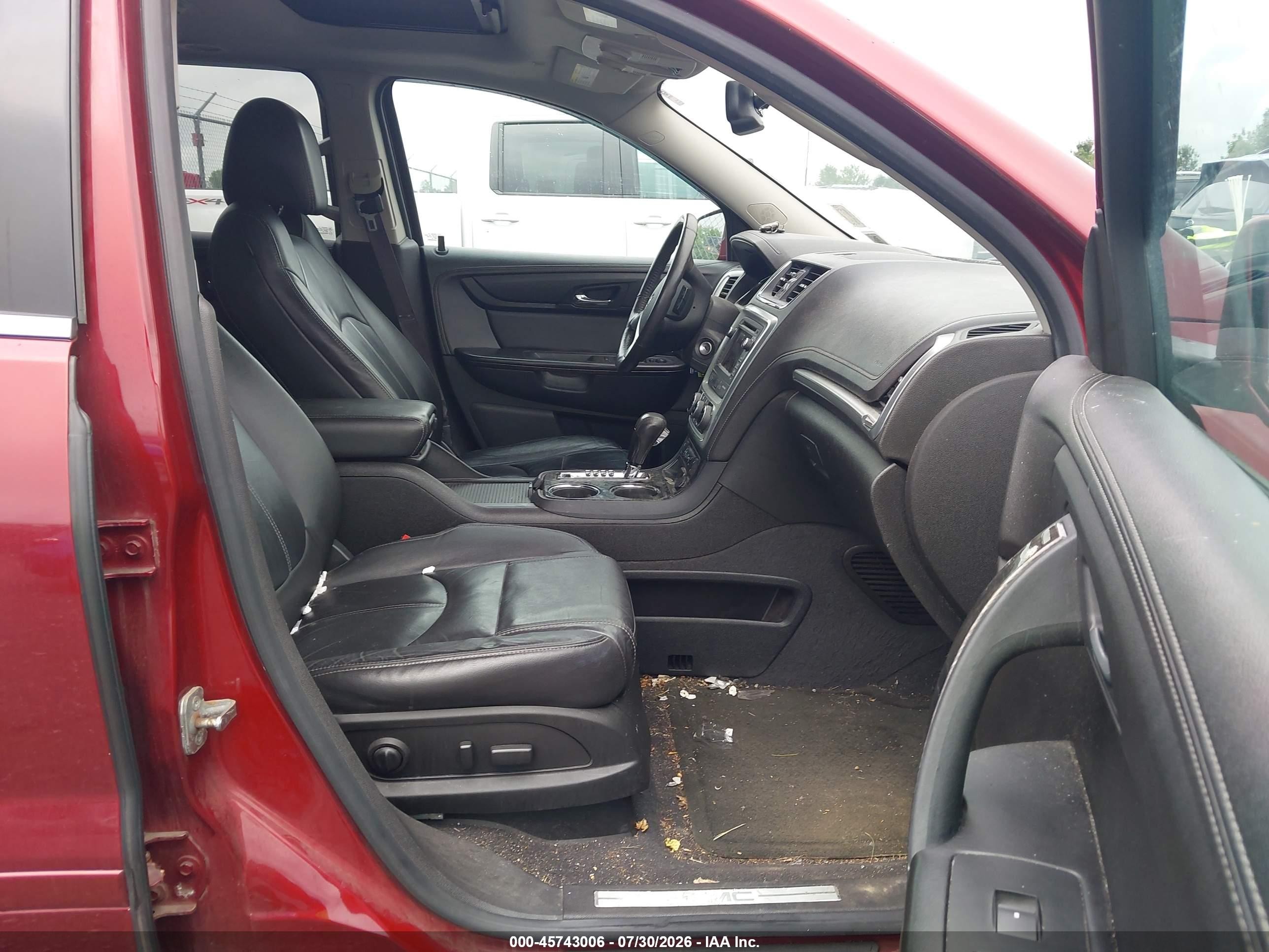 2015 Gmc Acadia Slt Red vin: 1GKKVRKD8FJ295015