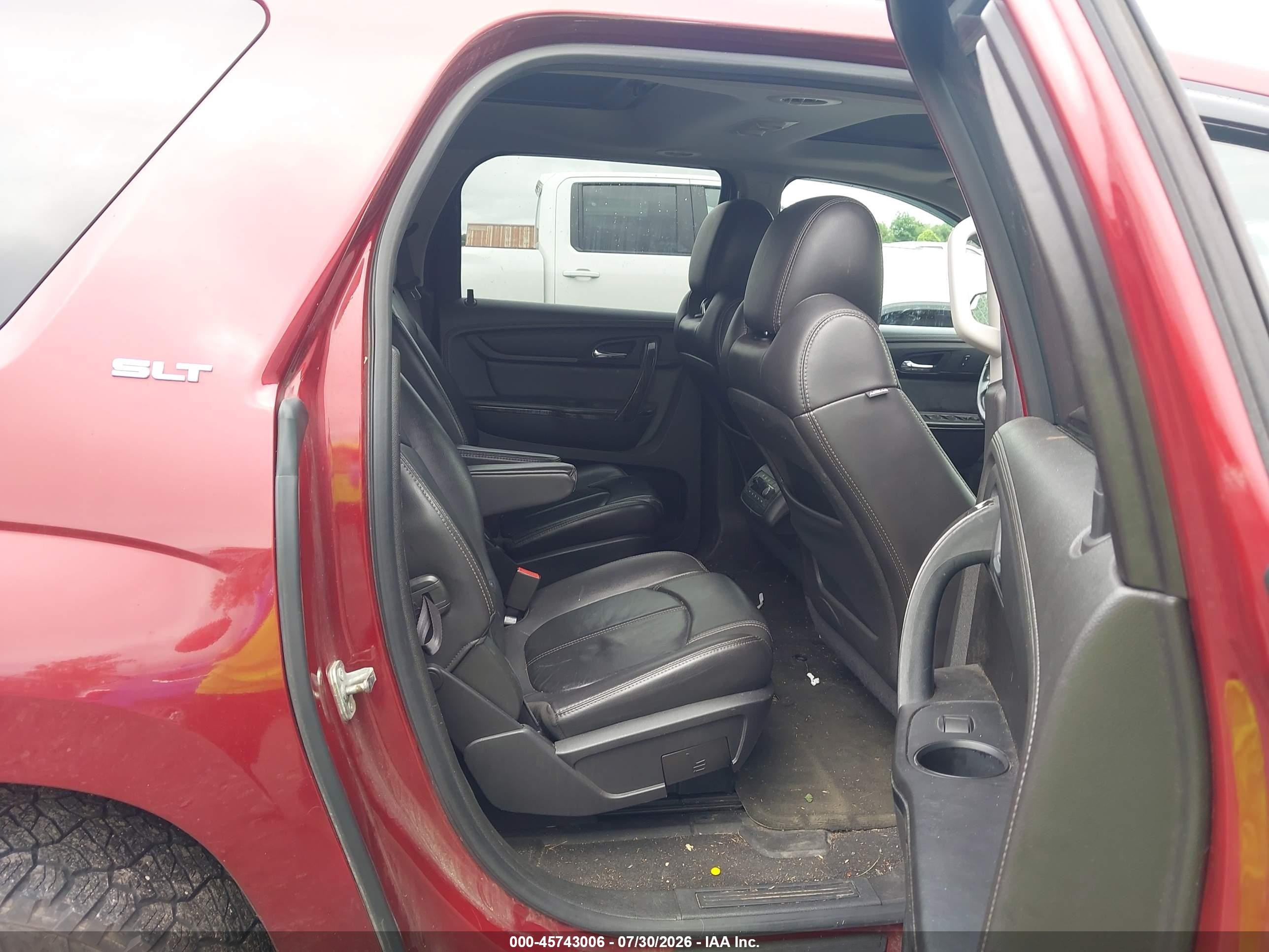 2015 Gmc Acadia Slt Red vin: 1GKKVRKD8FJ295015