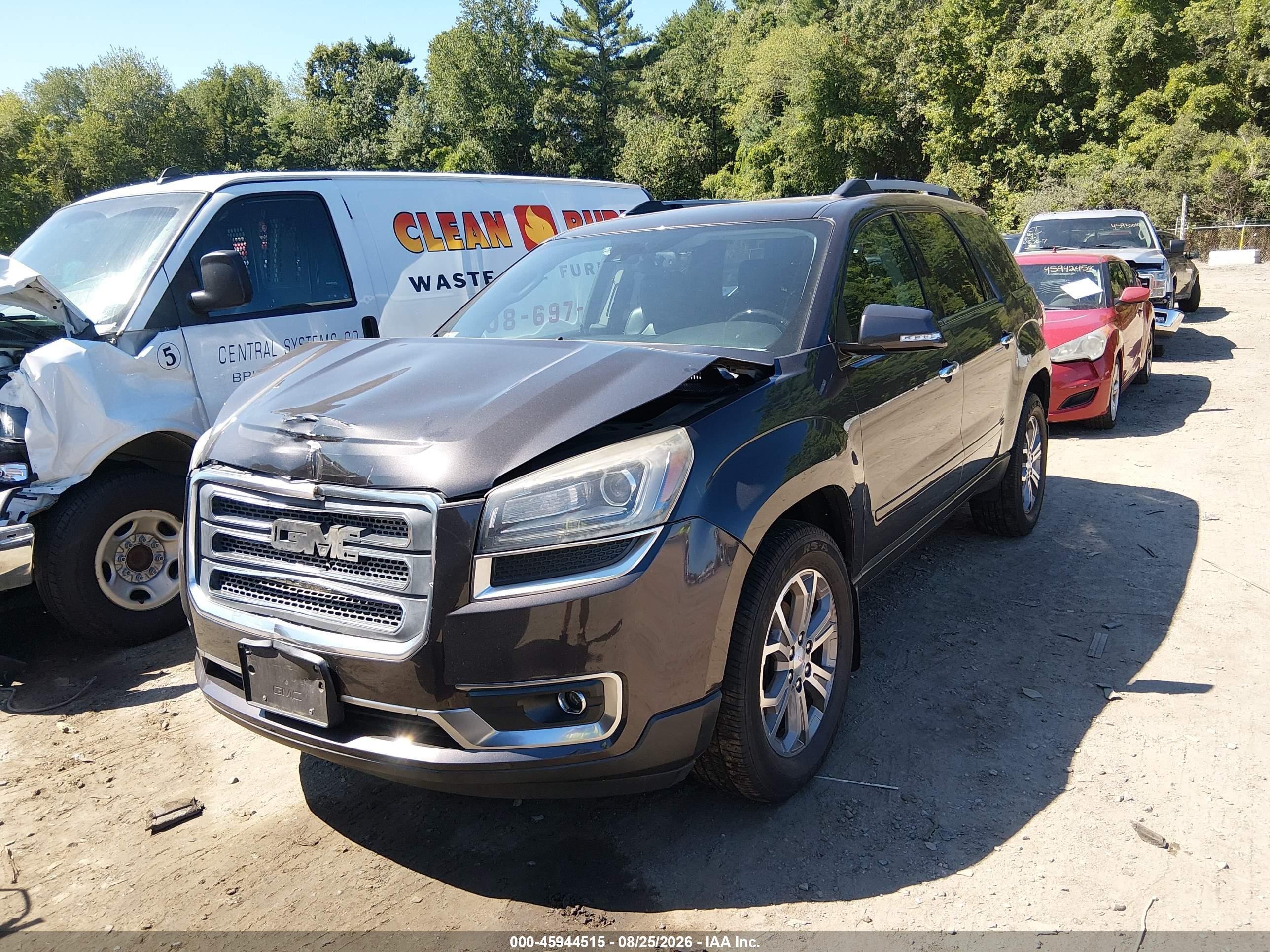 2015 Gmc Acadia Slt Gray vin: 1GKKVRKD8FJ307244