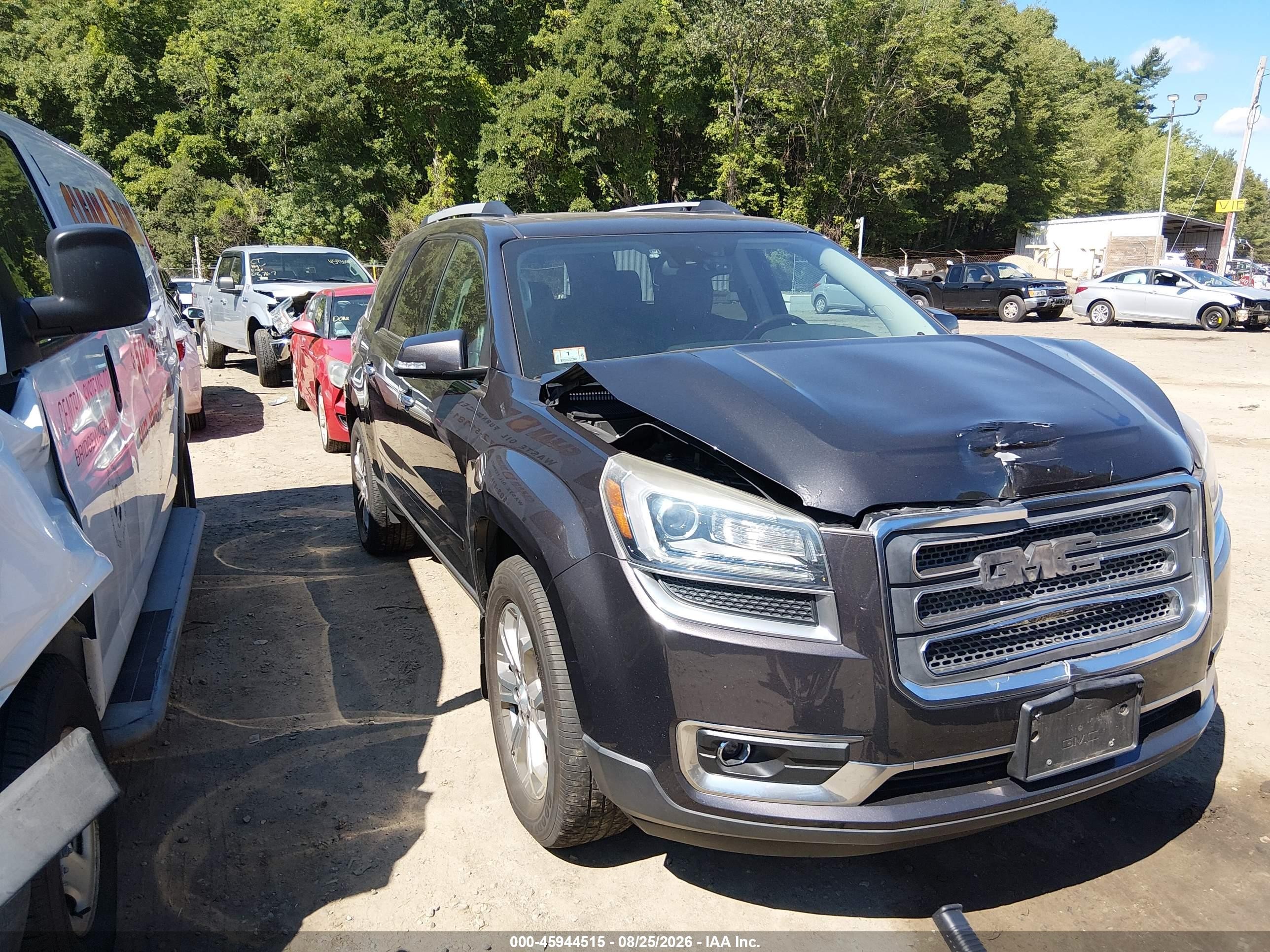 2015 Gmc Acadia Slt Gray vin: 1GKKVRKD8FJ307244