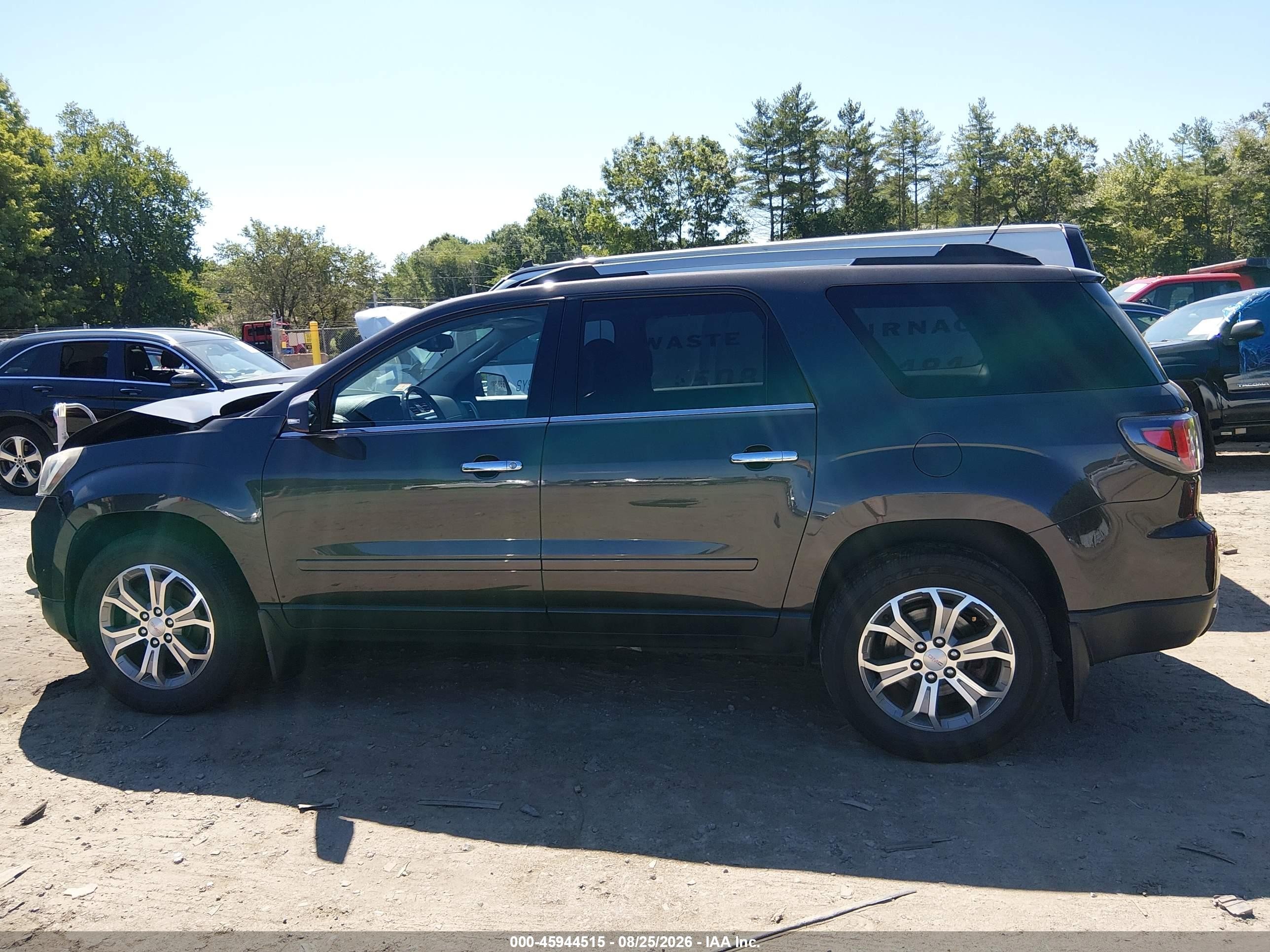 2015 Gmc Acadia Slt Gray vin: 1GKKVRKD8FJ307244