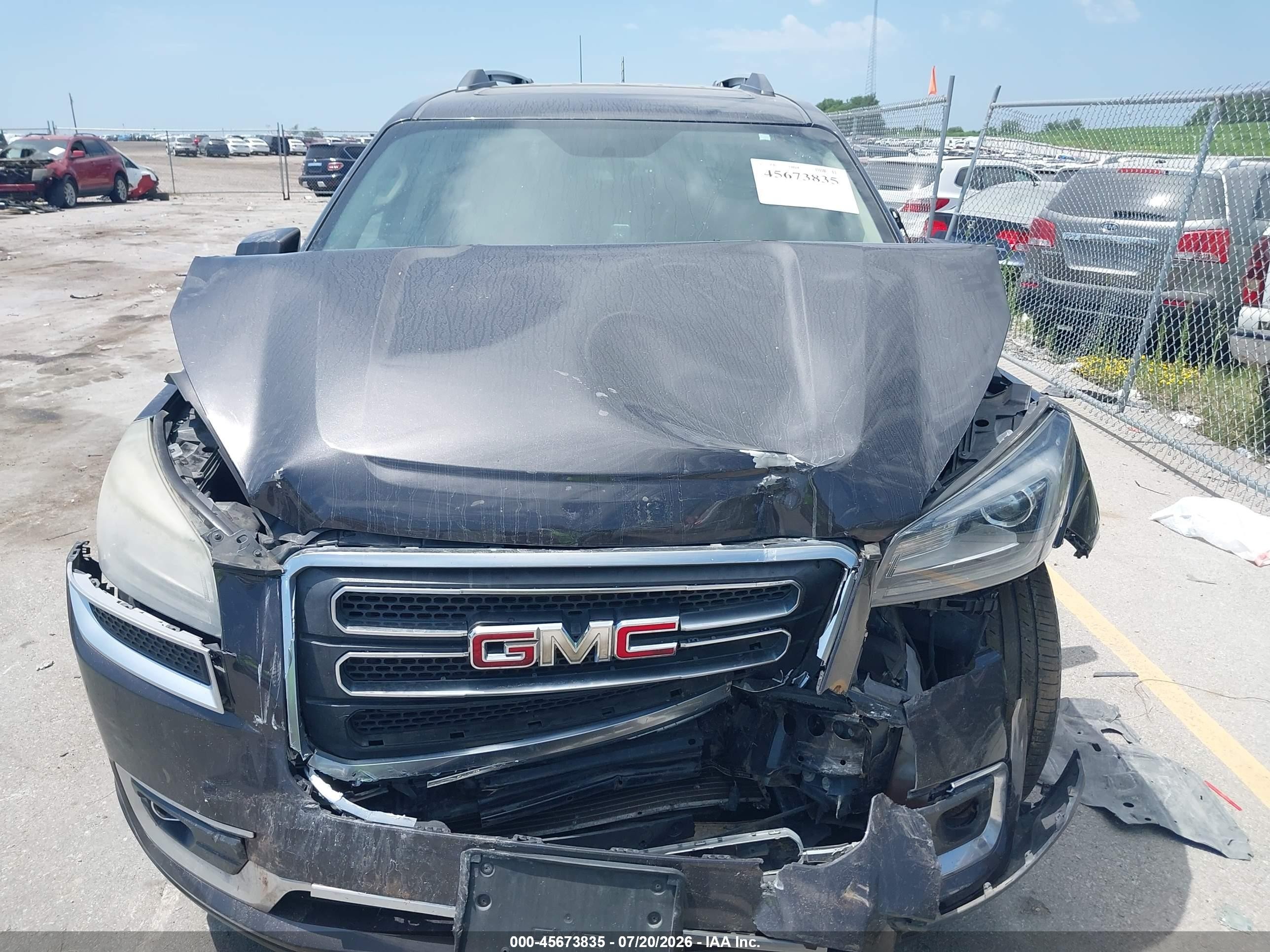 2015 Gmc Acadia Slt Gray vin: 1GKKVRKD8FJ330734