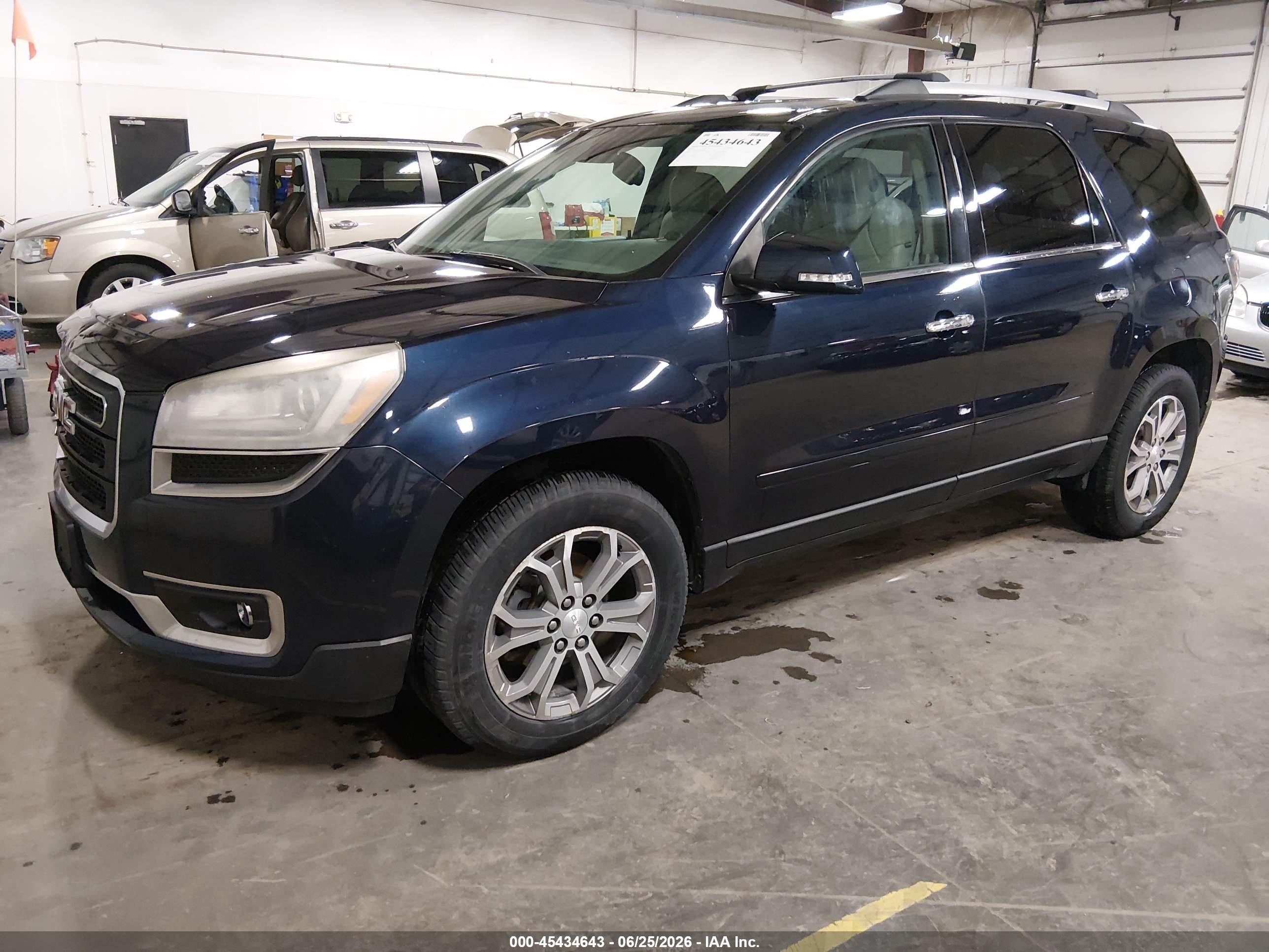 2015 Gmc Acadia Slt-1 Dark Blue vin: 1GKKVRKD8FJ338395