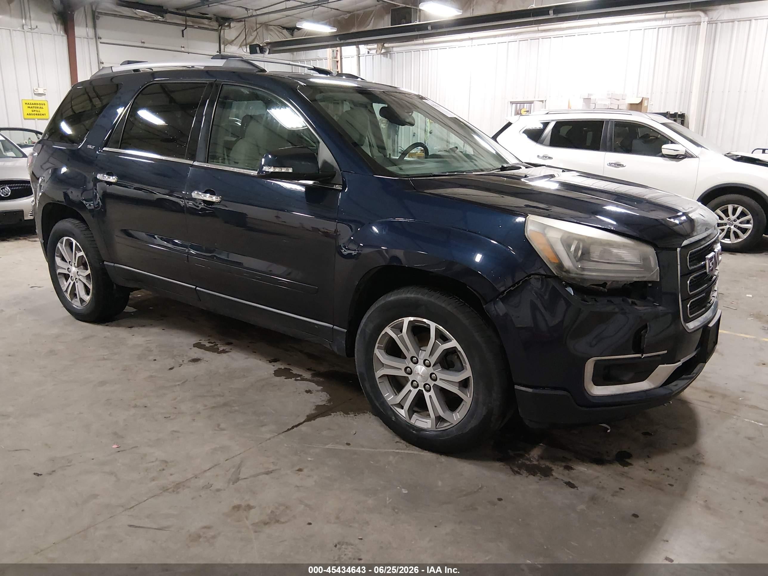 2015 Gmc Acadia Slt-1 Dark Blue vin: 1GKKVRKD8FJ338395